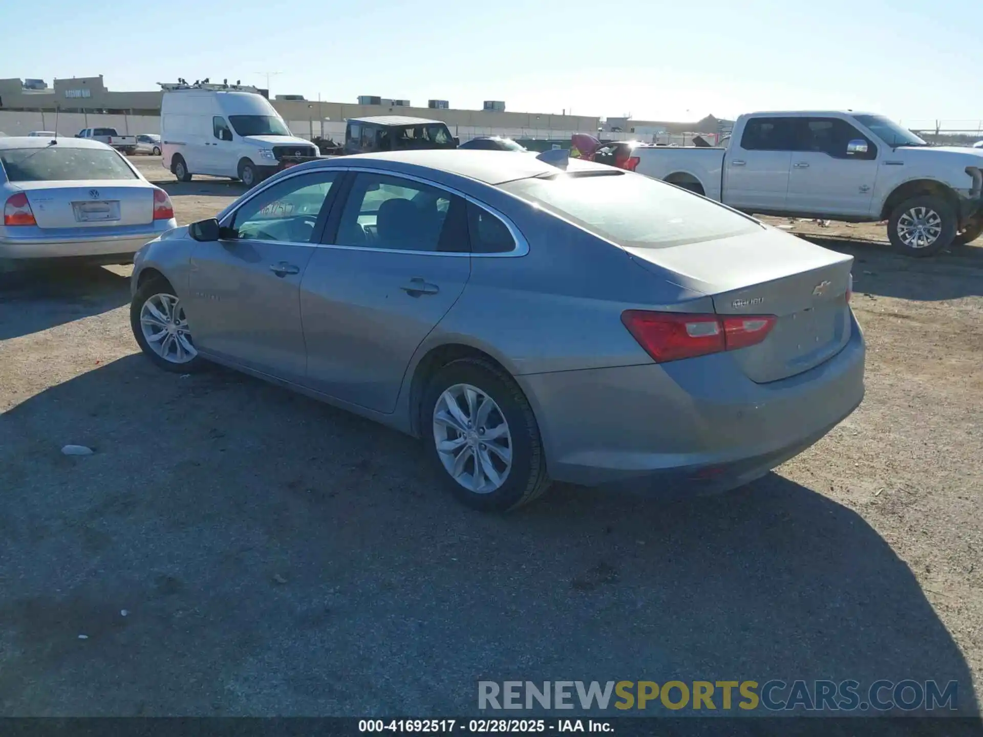 3 Photograph of a damaged car 1G1ZD5ST2SF123789 CHEVROLET MALIBU 2025