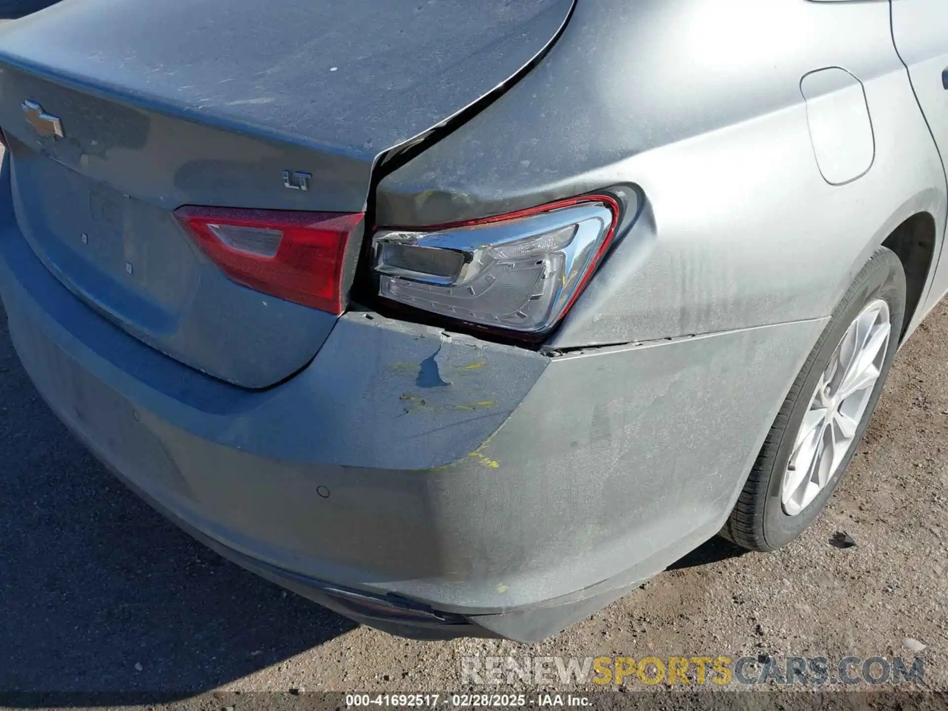 6 Photograph of a damaged car 1G1ZD5ST2SF123789 CHEVROLET MALIBU 2025