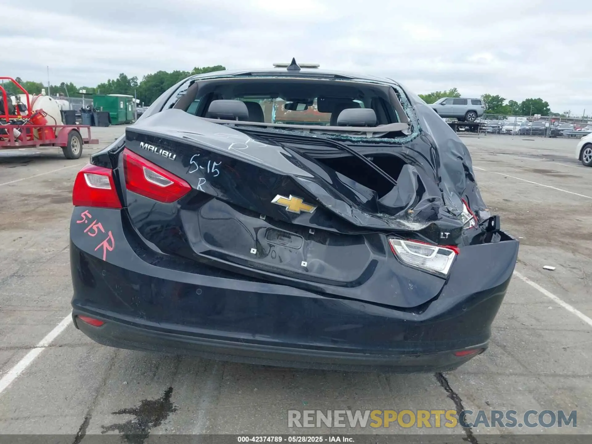 16 Photograph of a damaged car 1G1ZD5ST2SF138552 CHEVROLET MALIBU 2025