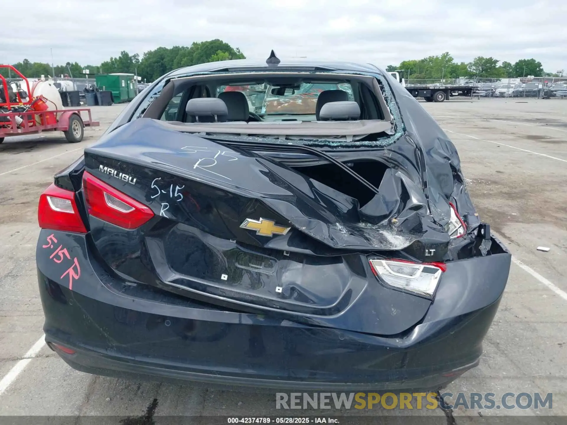 6 Photograph of a damaged car 1G1ZD5ST2SF138552 CHEVROLET MALIBU 2025