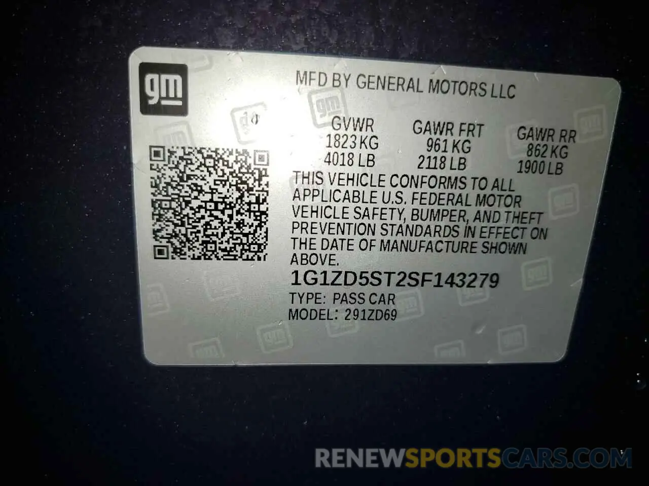 12 Photograph of a damaged car 1G1ZD5ST2SF143279 CHEVROLET MALIBU 2025