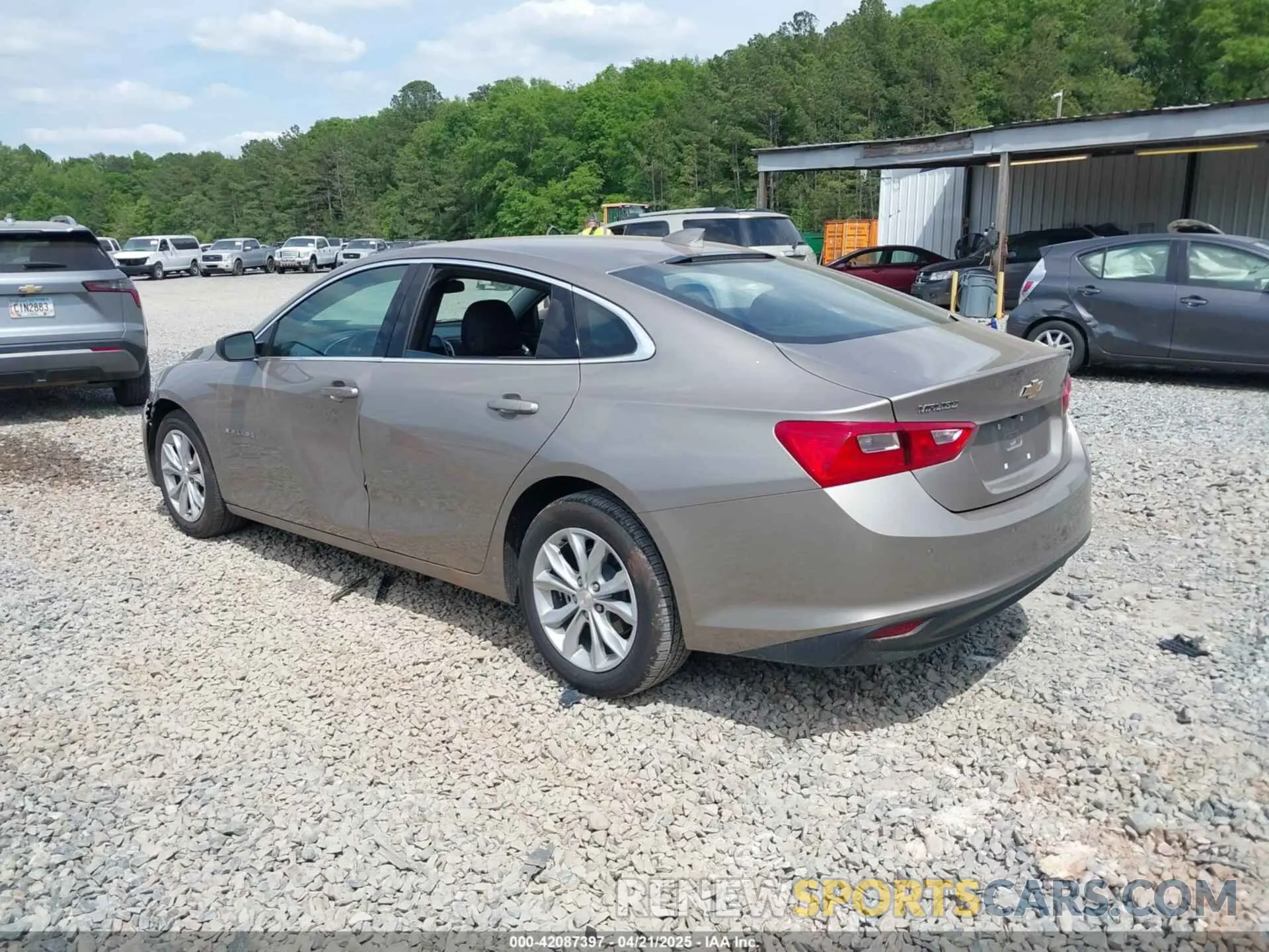 3 Photograph of a damaged car 1G1ZD5ST2SF148224 CHEVROLET MALIBU 2025