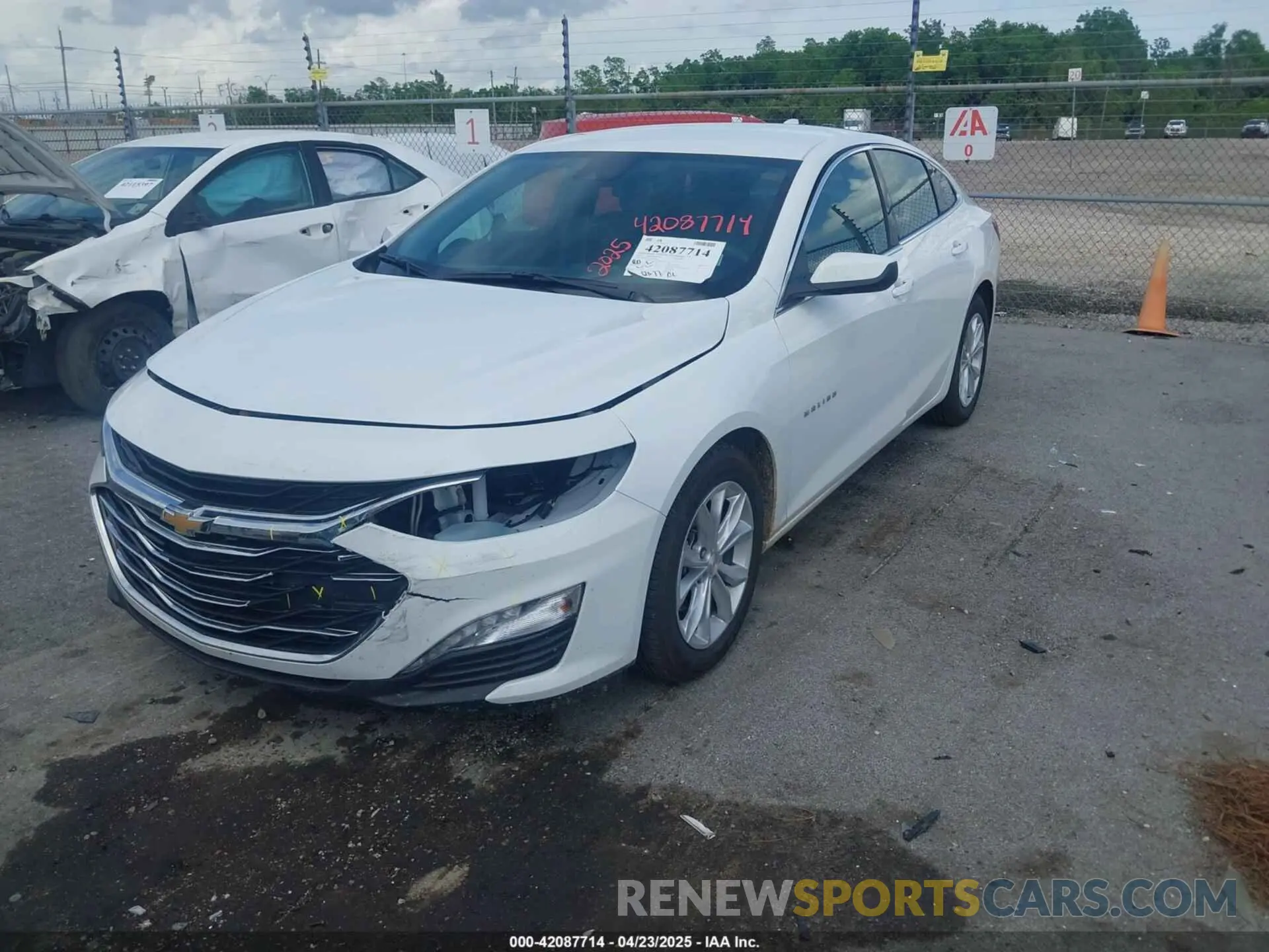 2 Photograph of a damaged car 1G1ZD5ST2SF154556 CHEVROLET MALIBU 2025