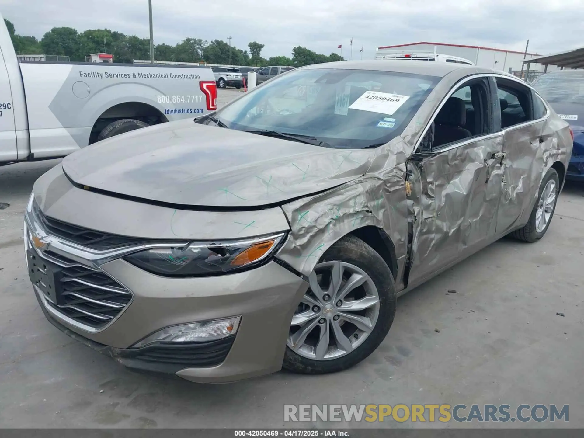 2 Photograph of a damaged car 1G1ZD5ST3SF112672 CHEVROLET MALIBU 2025