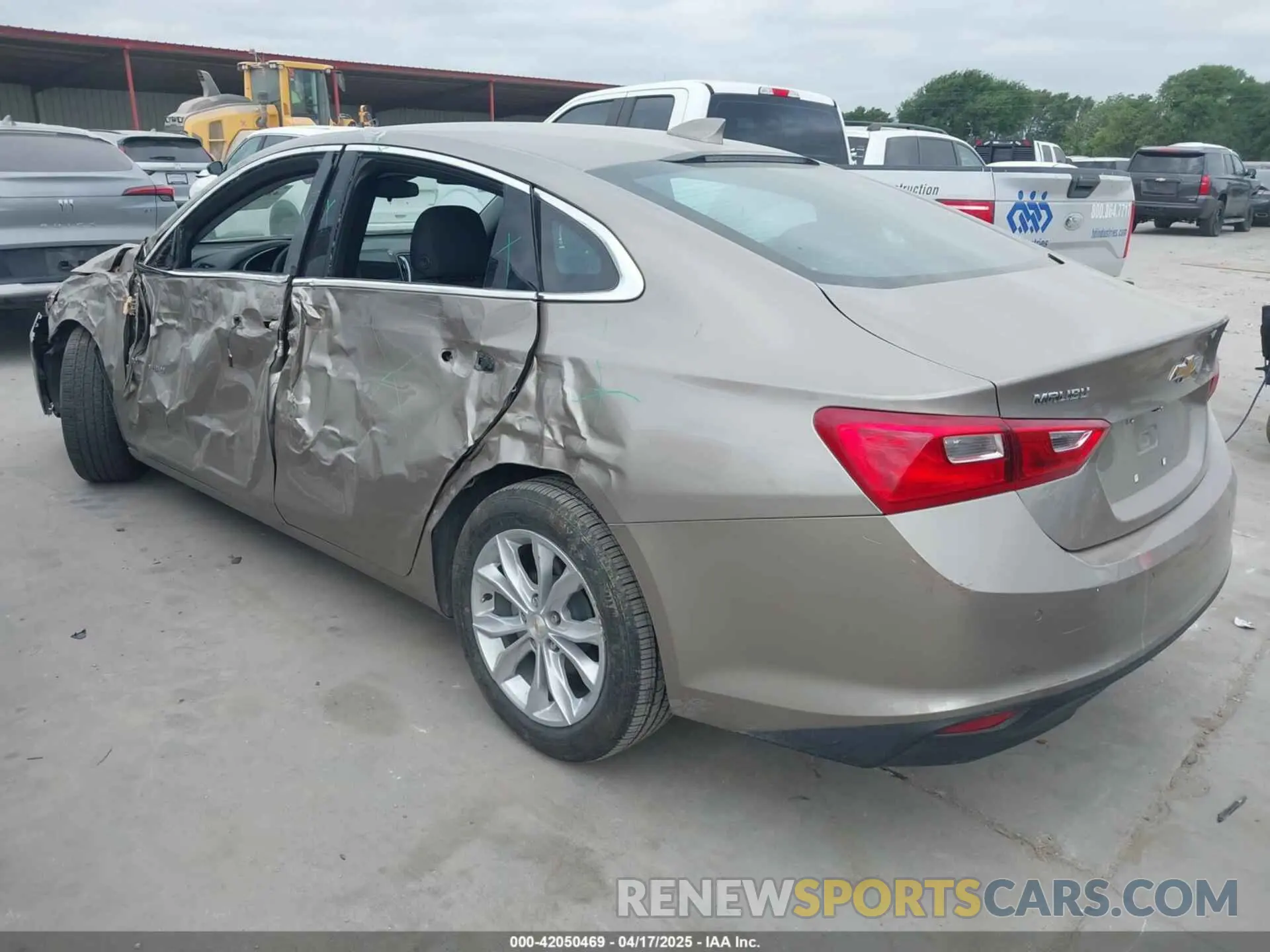 3 Photograph of a damaged car 1G1ZD5ST3SF112672 CHEVROLET MALIBU 2025