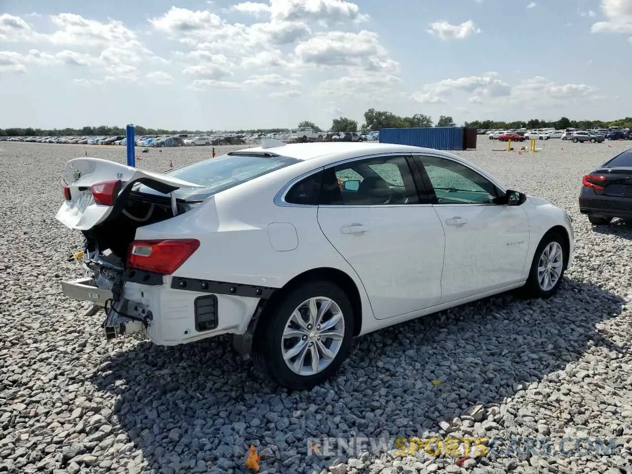 3 Photograph of a damaged car 1G1ZD5ST3SF128340 CHEVROLET MALIBU 2025