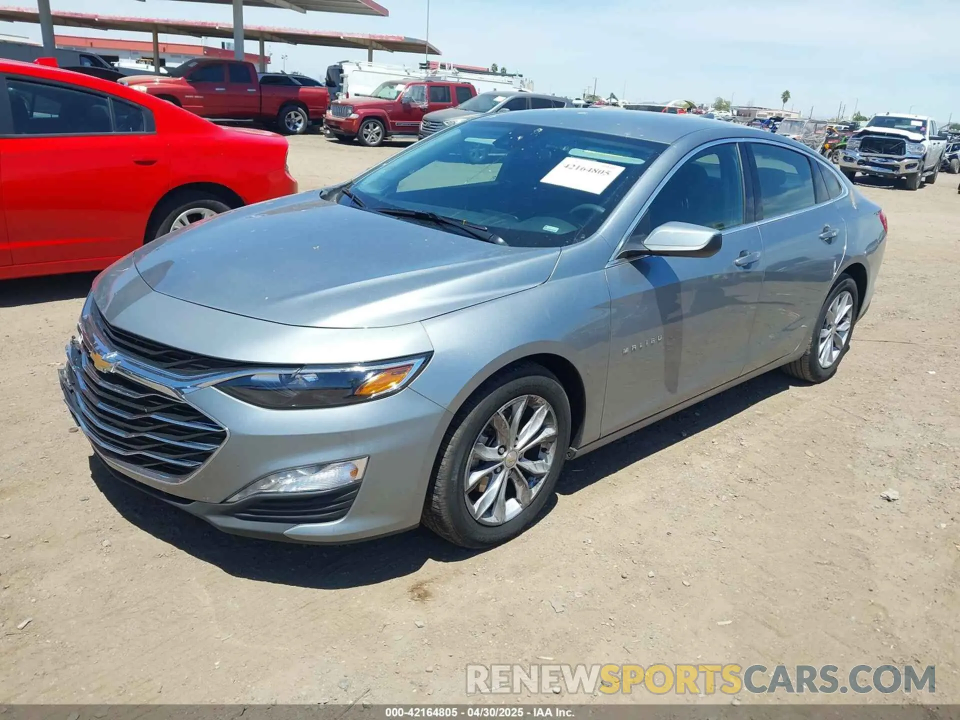 2 Photograph of a damaged car 1G1ZD5ST3SF144778 CHEVROLET MALIBU 2025