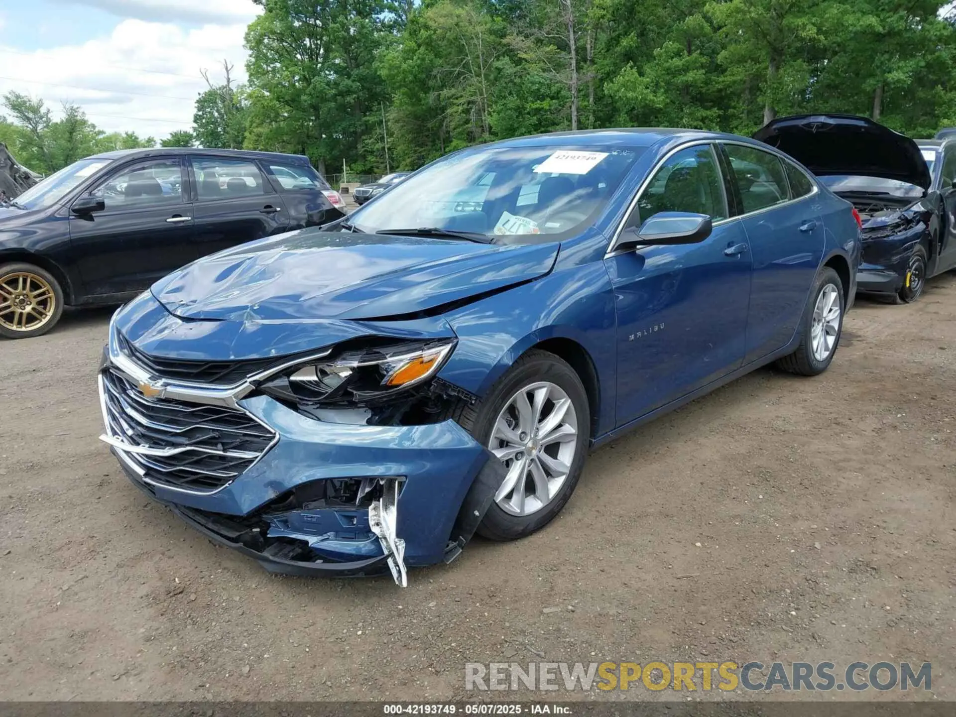 2 Photograph of a damaged car 1G1ZD5ST3SF148538 CHEVROLET MALIBU 2025