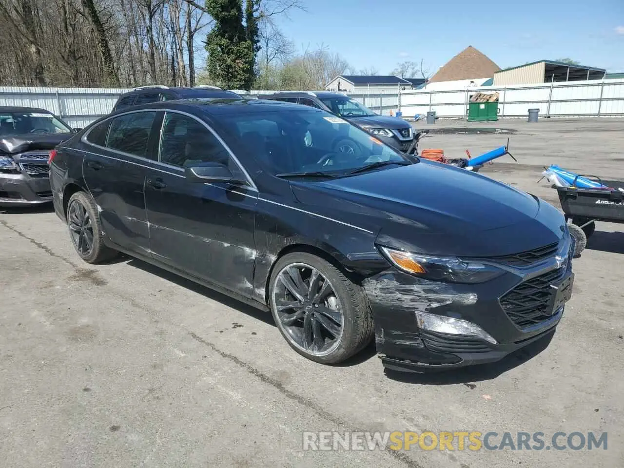4 Photograph of a damaged car 1G1ZD5ST4SF114625 CHEVROLET MALIBU 2025
