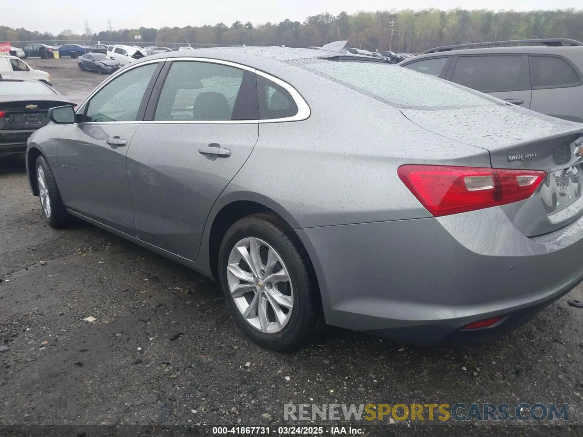 3 Photograph of a damaged car 1G1ZD5ST4SF118643 CHEVROLET MALIBU 2025