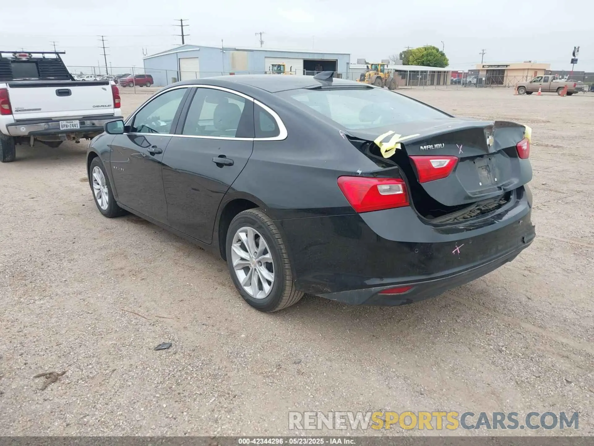 3 Photograph of a damaged car 1G1ZD5ST4SF122045 CHEVROLET MALIBU 2025