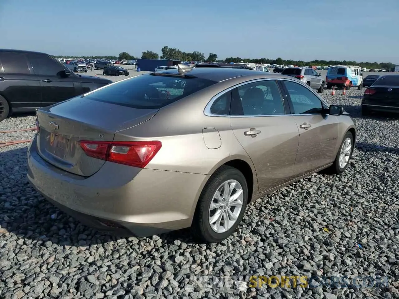 3 Photograph of a damaged car 1G1ZD5ST4SF124930 CHEVROLET MALIBU 2025