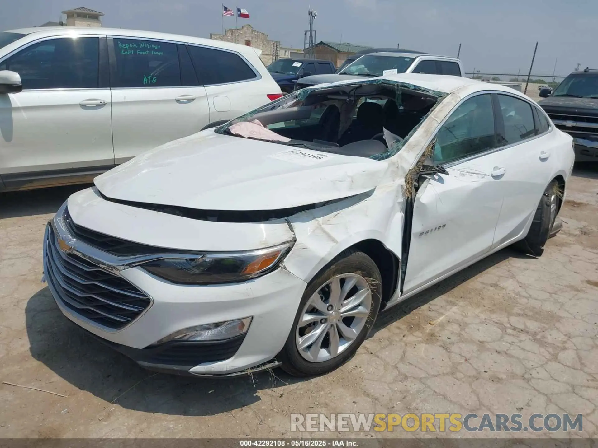 2 Photograph of a damaged car 1G1ZD5ST4SF126371 CHEVROLET MALIBU 2025