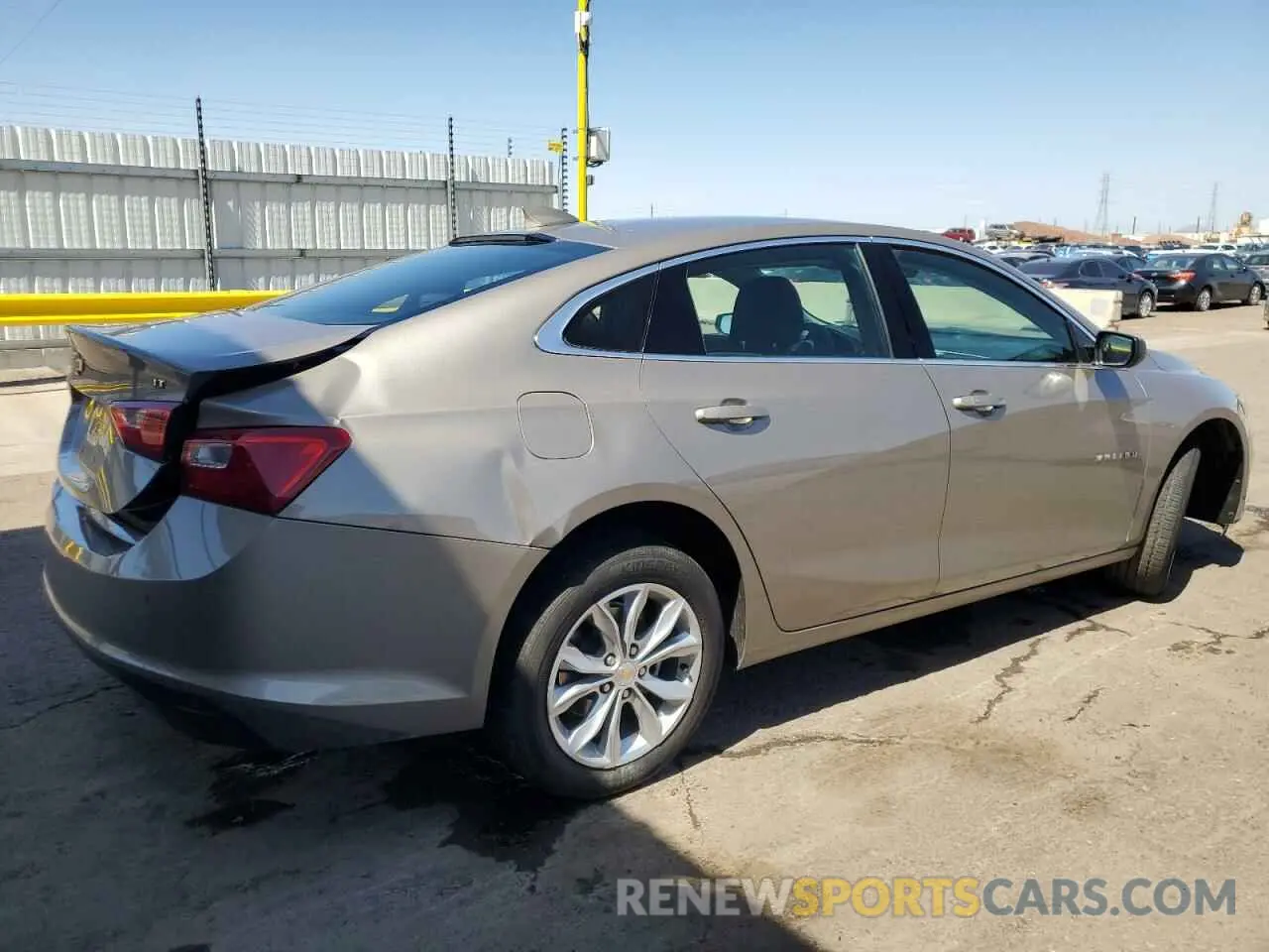 3 Photograph of a damaged car 1G1ZD5ST4SF142005 CHEVROLET MALIBU 2025