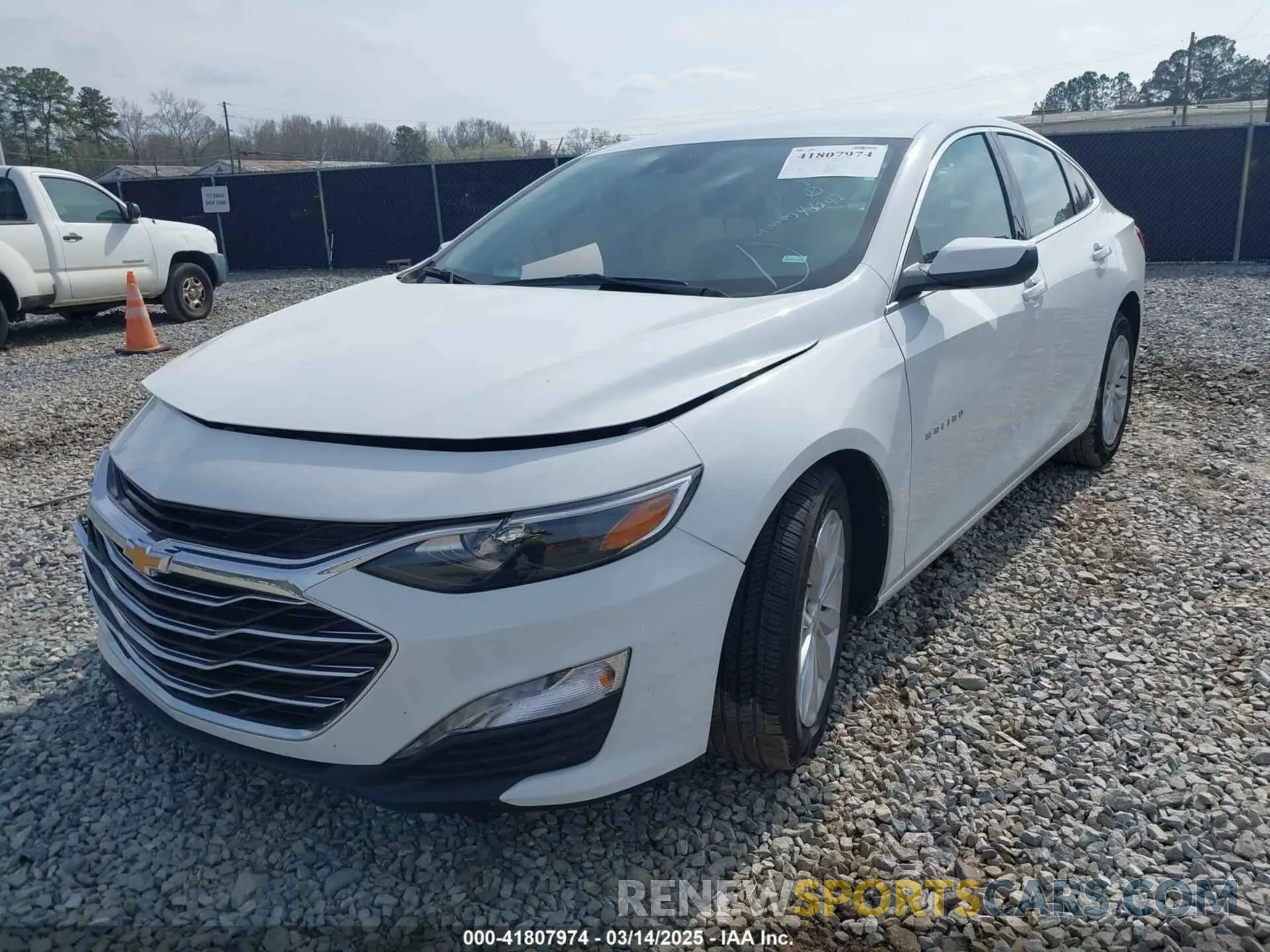 2 Photograph of a damaged car 1G1ZD5ST4SF142960 CHEVROLET MALIBU 2025