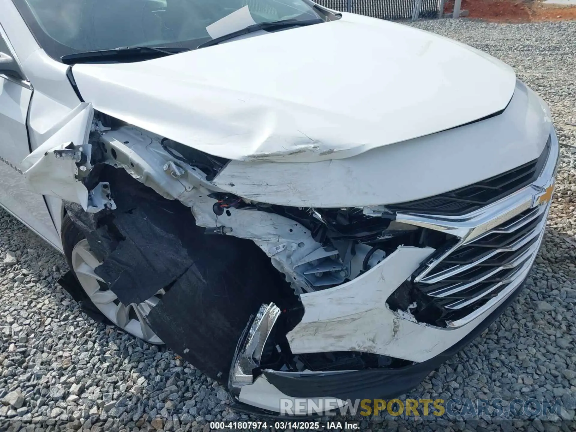 6 Photograph of a damaged car 1G1ZD5ST4SF142960 CHEVROLET MALIBU 2025