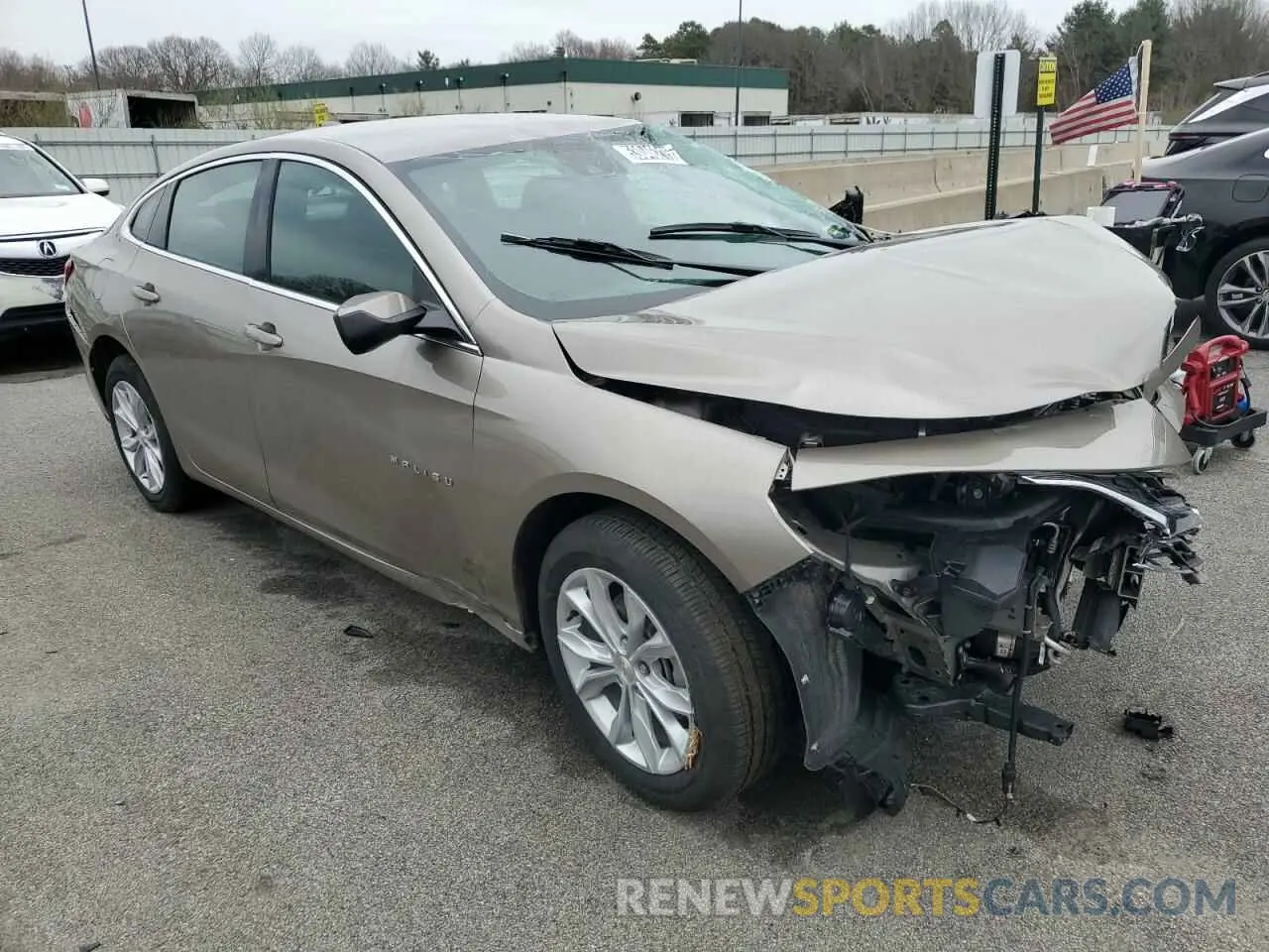 4 Photograph of a damaged car 1G1ZD5ST4SF152260 CHEVROLET MALIBU 2025
