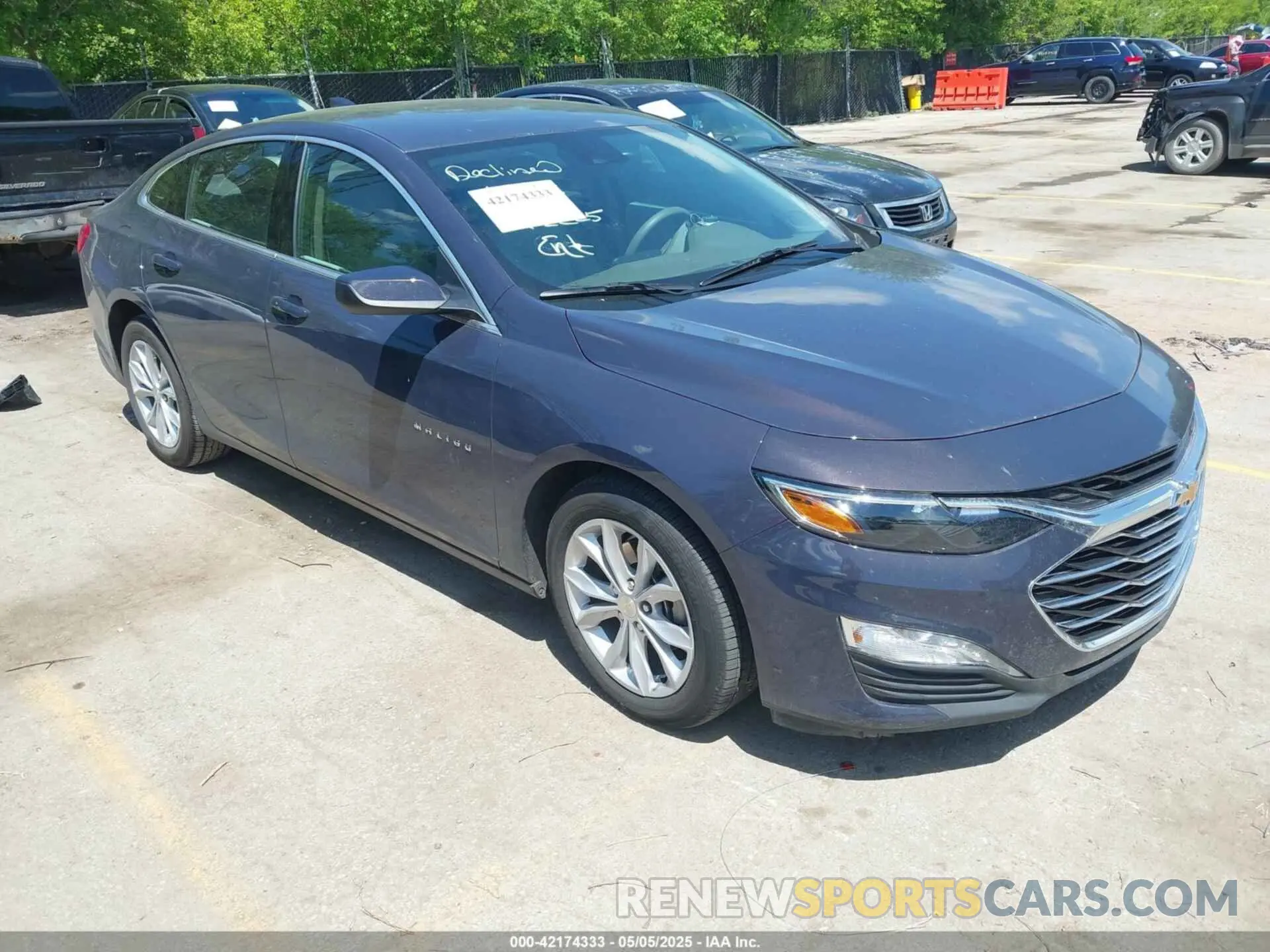 1 Photograph of a damaged car 1G1ZD5ST5SF112401 CHEVROLET MALIBU 2025