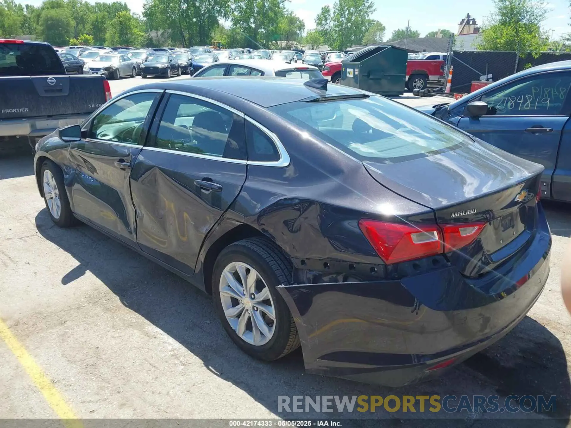3 Photograph of a damaged car 1G1ZD5ST5SF112401 CHEVROLET MALIBU 2025