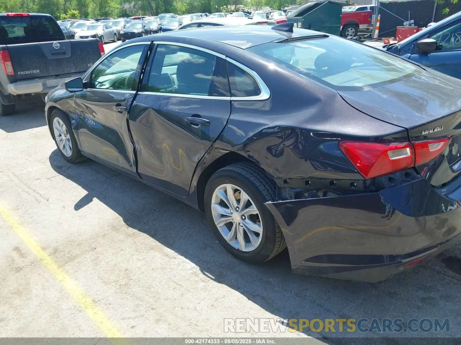 6 Photograph of a damaged car 1G1ZD5ST5SF112401 CHEVROLET MALIBU 2025