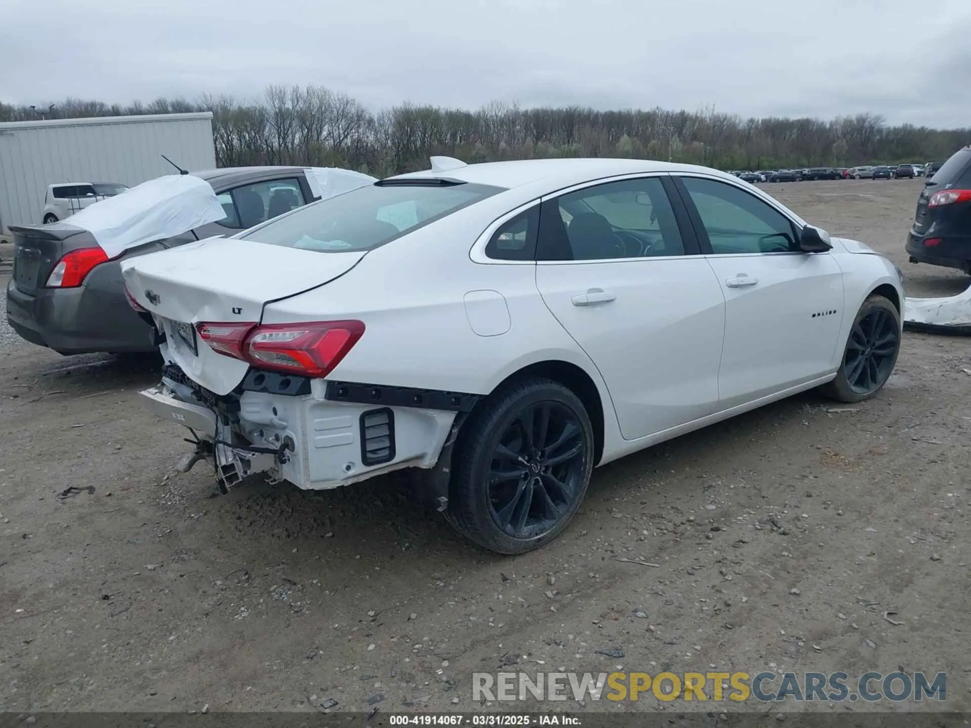 4 Photograph of a damaged car 1G1ZD5ST5SF124984 CHEVROLET MALIBU 2025