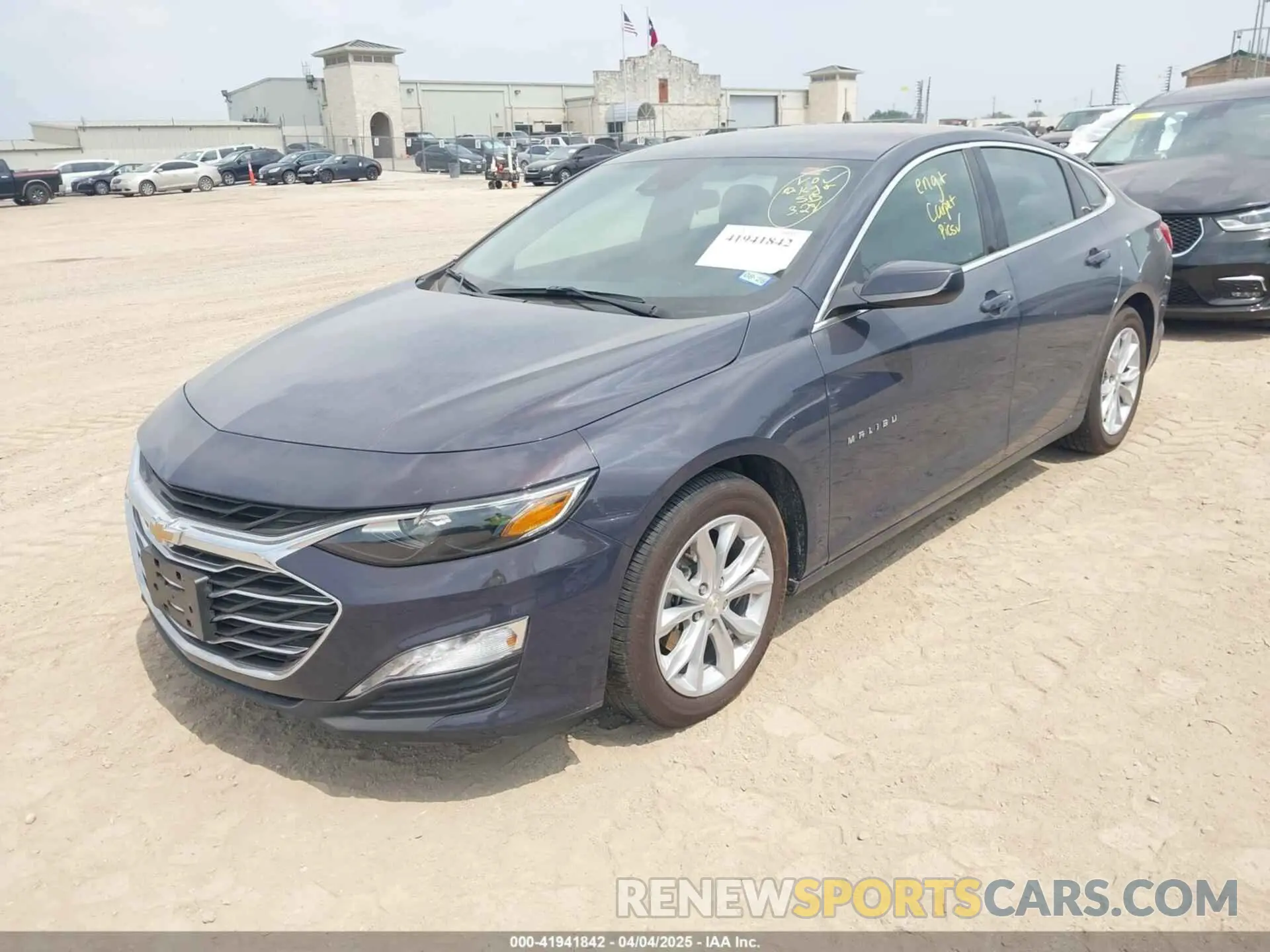 2 Photograph of a damaged car 1G1ZD5ST5SF126296 CHEVROLET MALIBU 2025