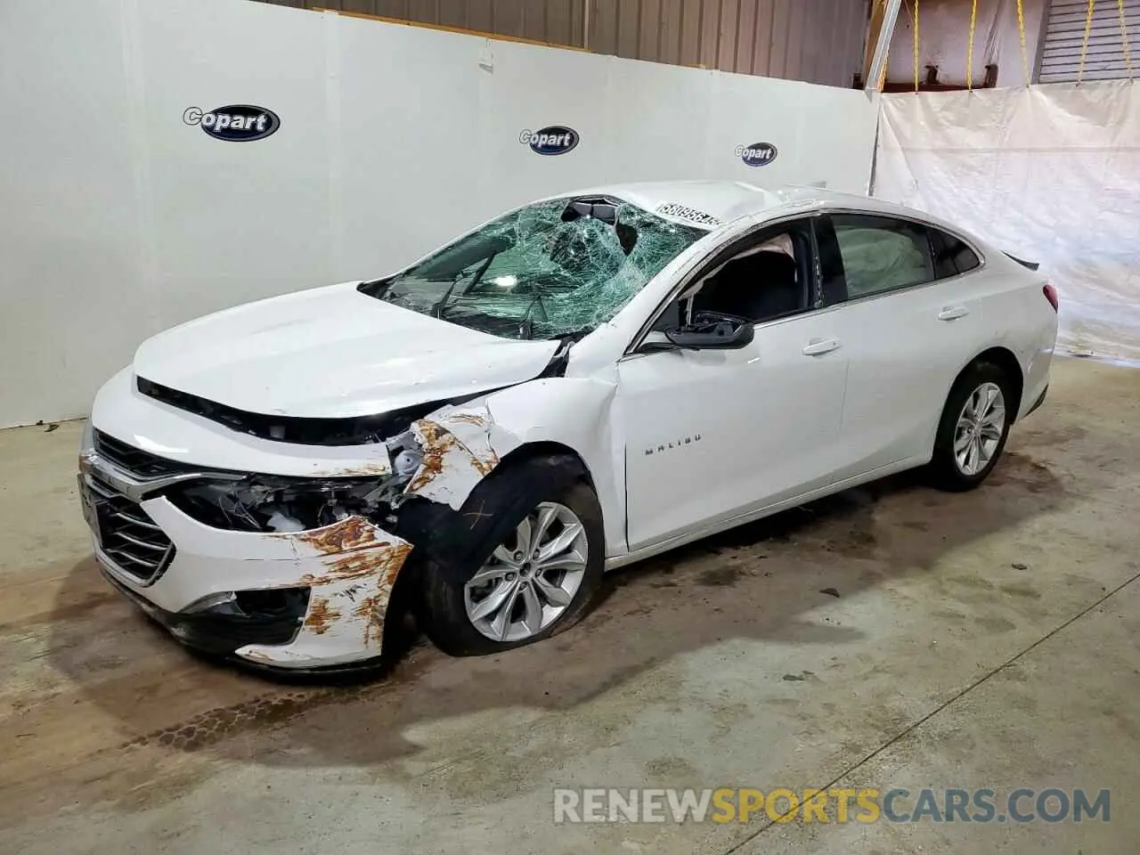 1 Photograph of a damaged car 1G1ZD5ST5SF143597 CHEVROLET MALIBU 2025
