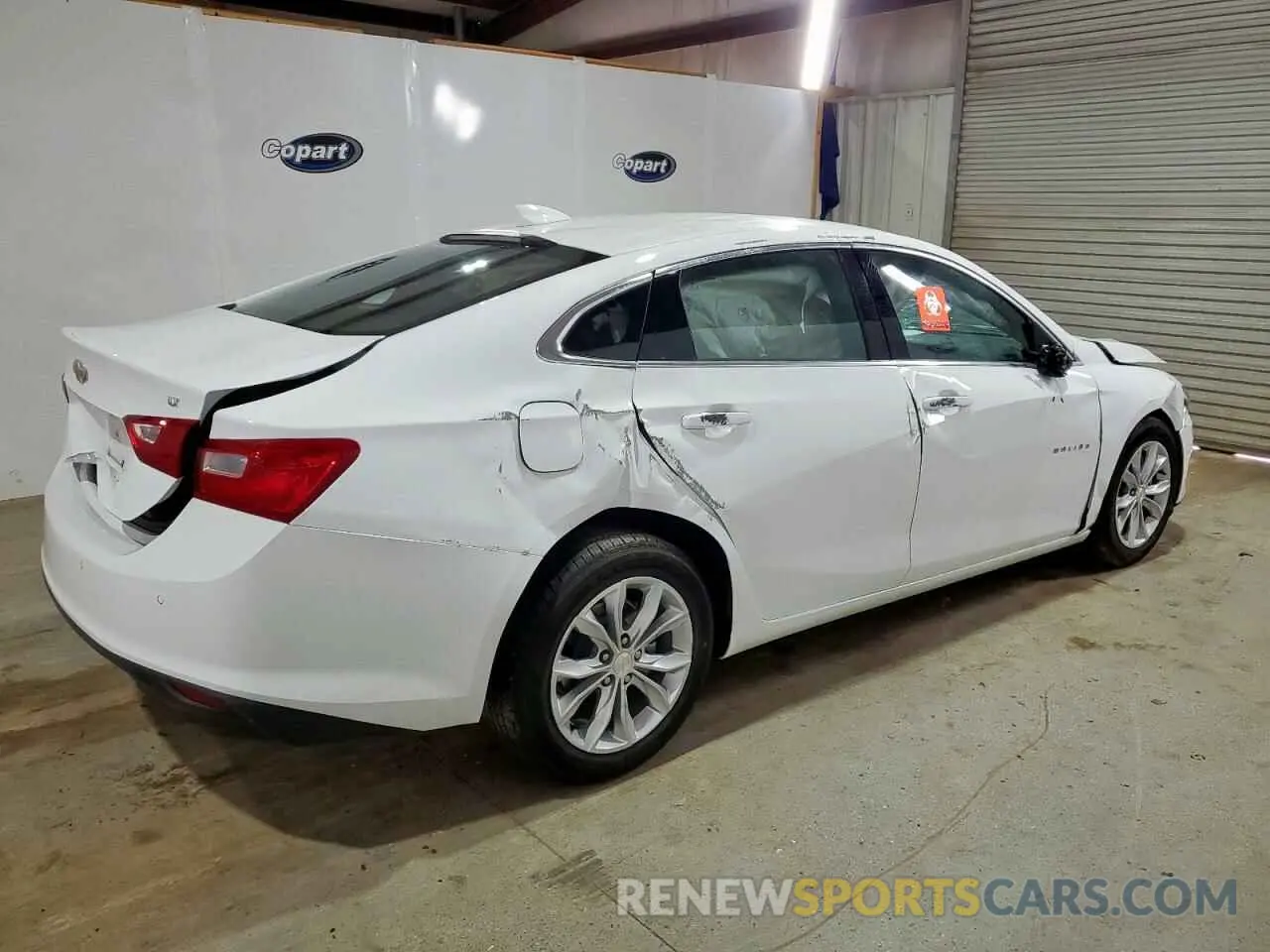 3 Photograph of a damaged car 1G1ZD5ST5SF143597 CHEVROLET MALIBU 2025