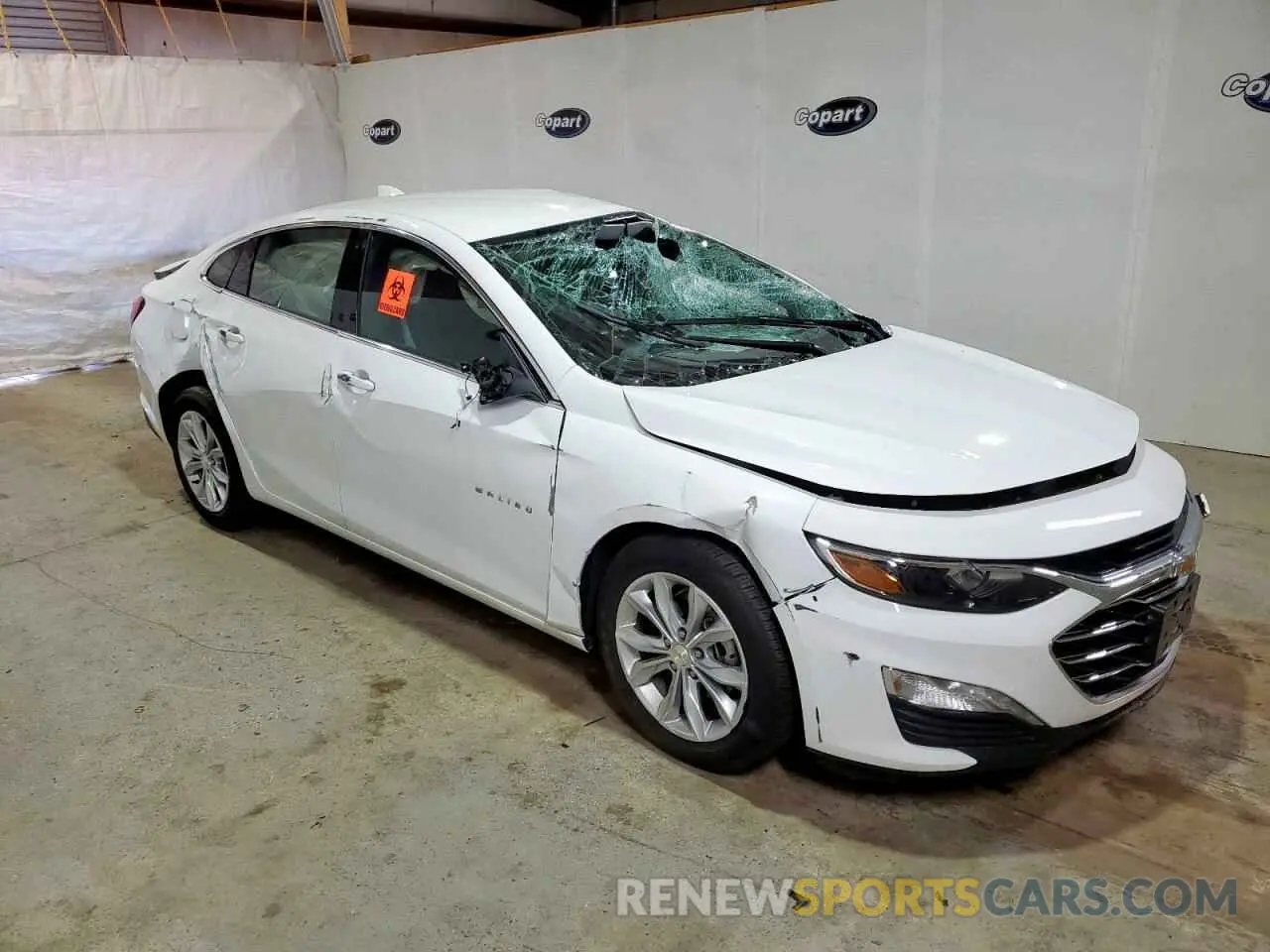 4 Photograph of a damaged car 1G1ZD5ST5SF143597 CHEVROLET MALIBU 2025