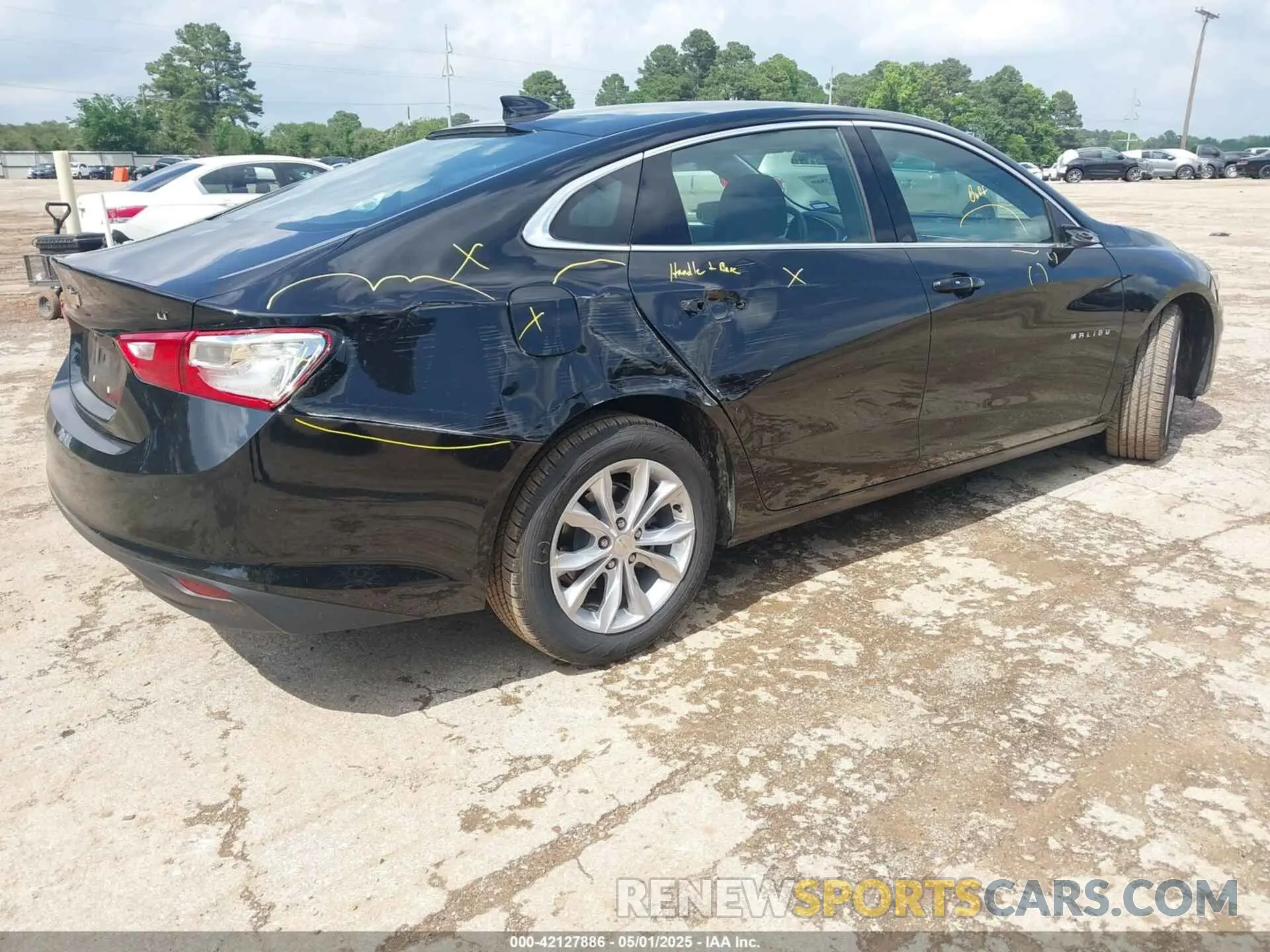 4 Photograph of a damaged car 1G1ZD5ST5SF145835 CHEVROLET MALIBU 2025