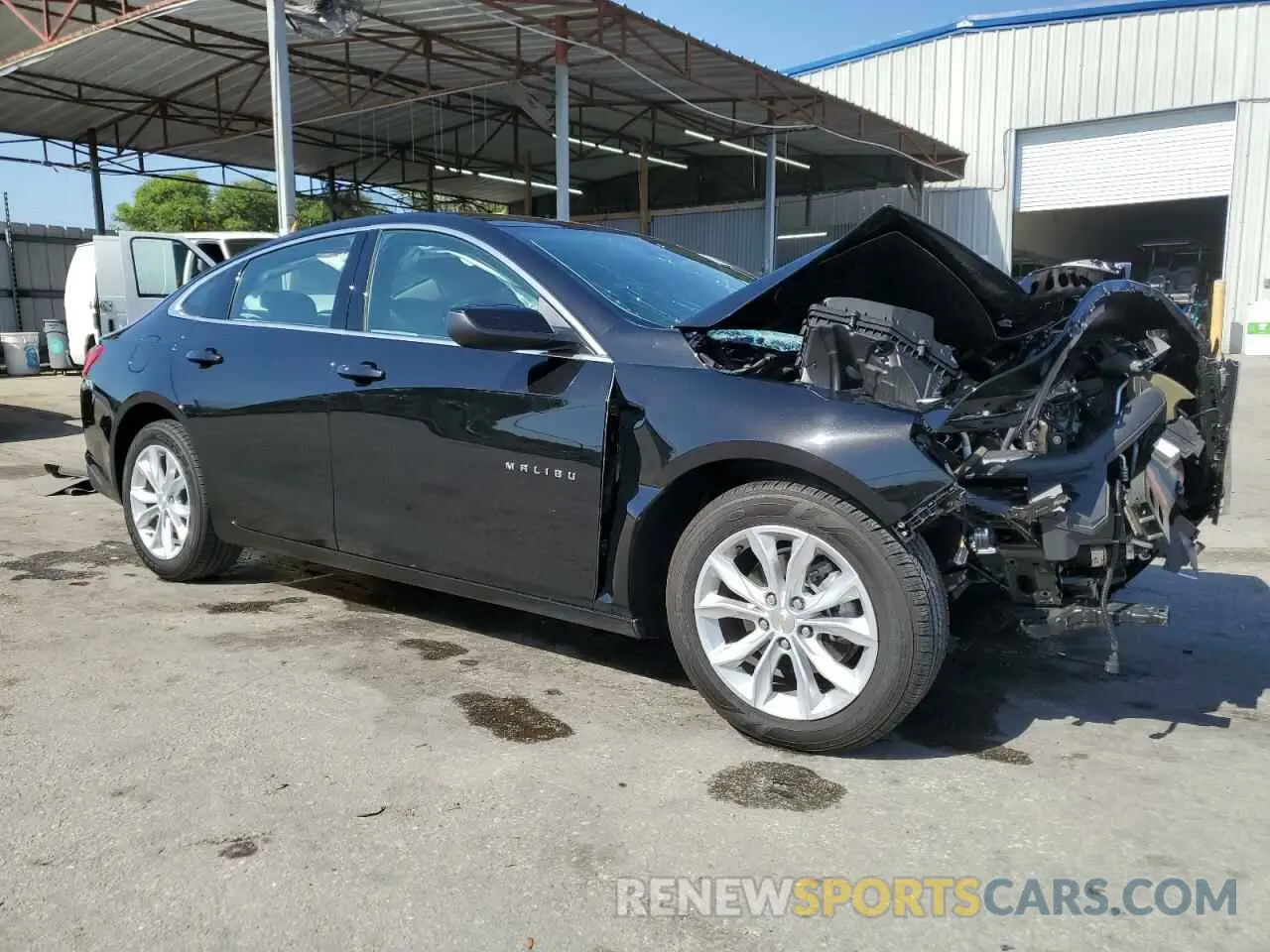 4 Photograph of a damaged car 1G1ZD5ST5SF147505 CHEVROLET MALIBU 2025