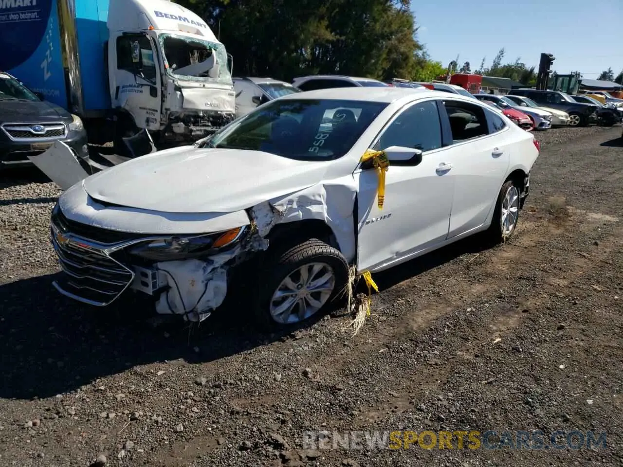 1 Photograph of a damaged car 1G1ZD5ST5SF156060 CHEVROLET MALIBU 2025