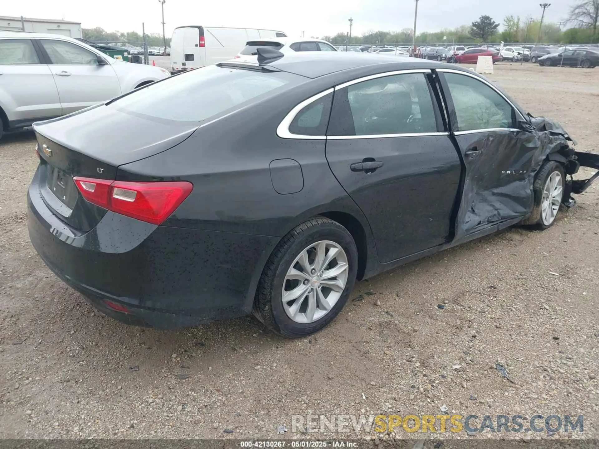 4 Photograph of a damaged car 1G1ZD5ST6SF123536 CHEVROLET MALIBU 2025