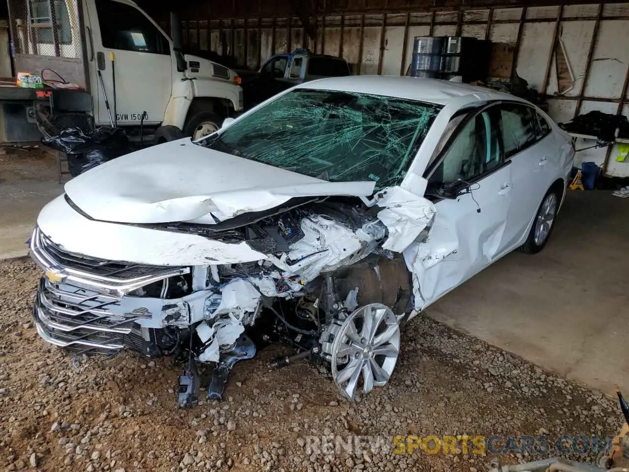 1 Photograph of a damaged car 1G1ZD5ST6SF137209 CHEVROLET MALIBU 2025