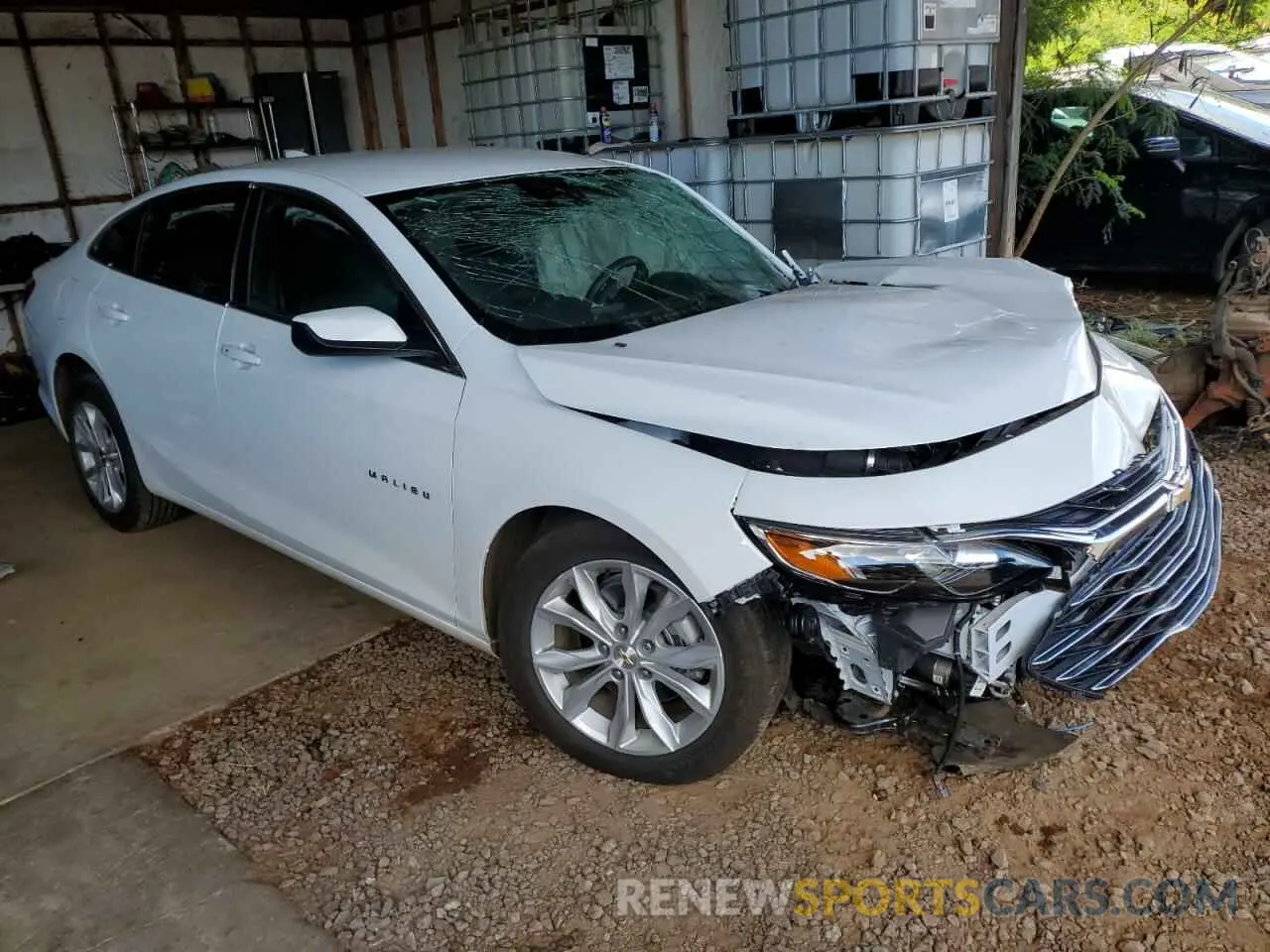 4 Photograph of a damaged car 1G1ZD5ST6SF137209 CHEVROLET MALIBU 2025