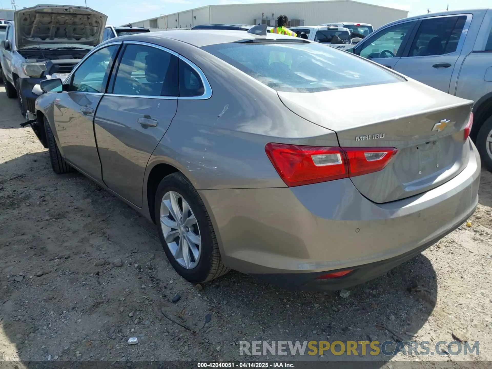 3 Photograph of a damaged car 1G1ZD5ST6SF138019 CHEVROLET MALIBU 2025