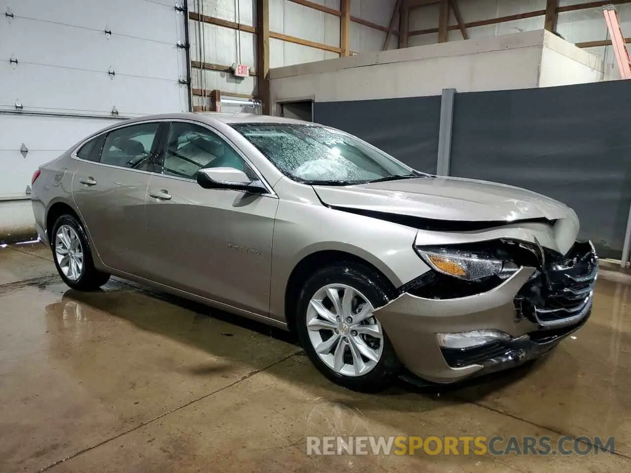4 Photograph of a damaged car 1G1ZD5ST6SF139395 CHEVROLET MALIBU 2025