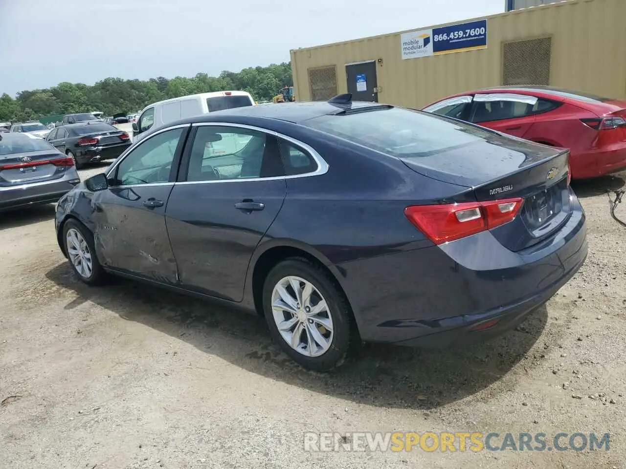 2 Photograph of a damaged car 1G1ZD5ST6SF146606 CHEVROLET MALIBU 2025