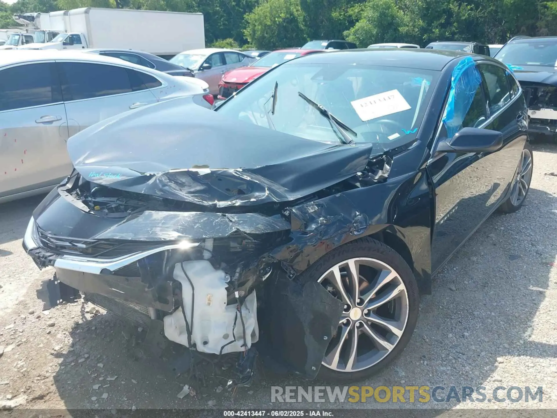 2 Photograph of a damaged car 1G1ZD5ST6SF147755 CHEVROLET MALIBU 2025