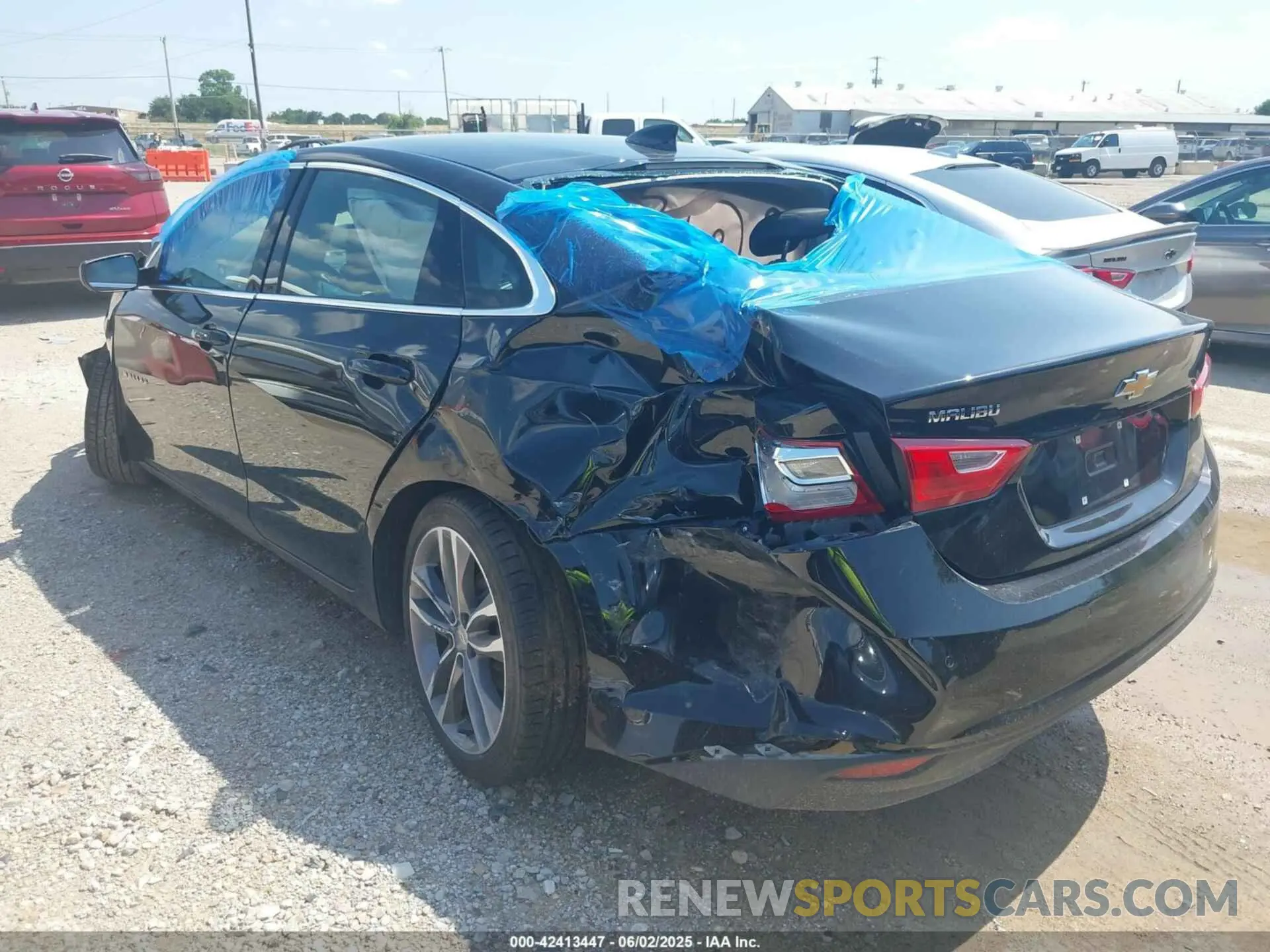 3 Photograph of a damaged car 1G1ZD5ST6SF147755 CHEVROLET MALIBU 2025