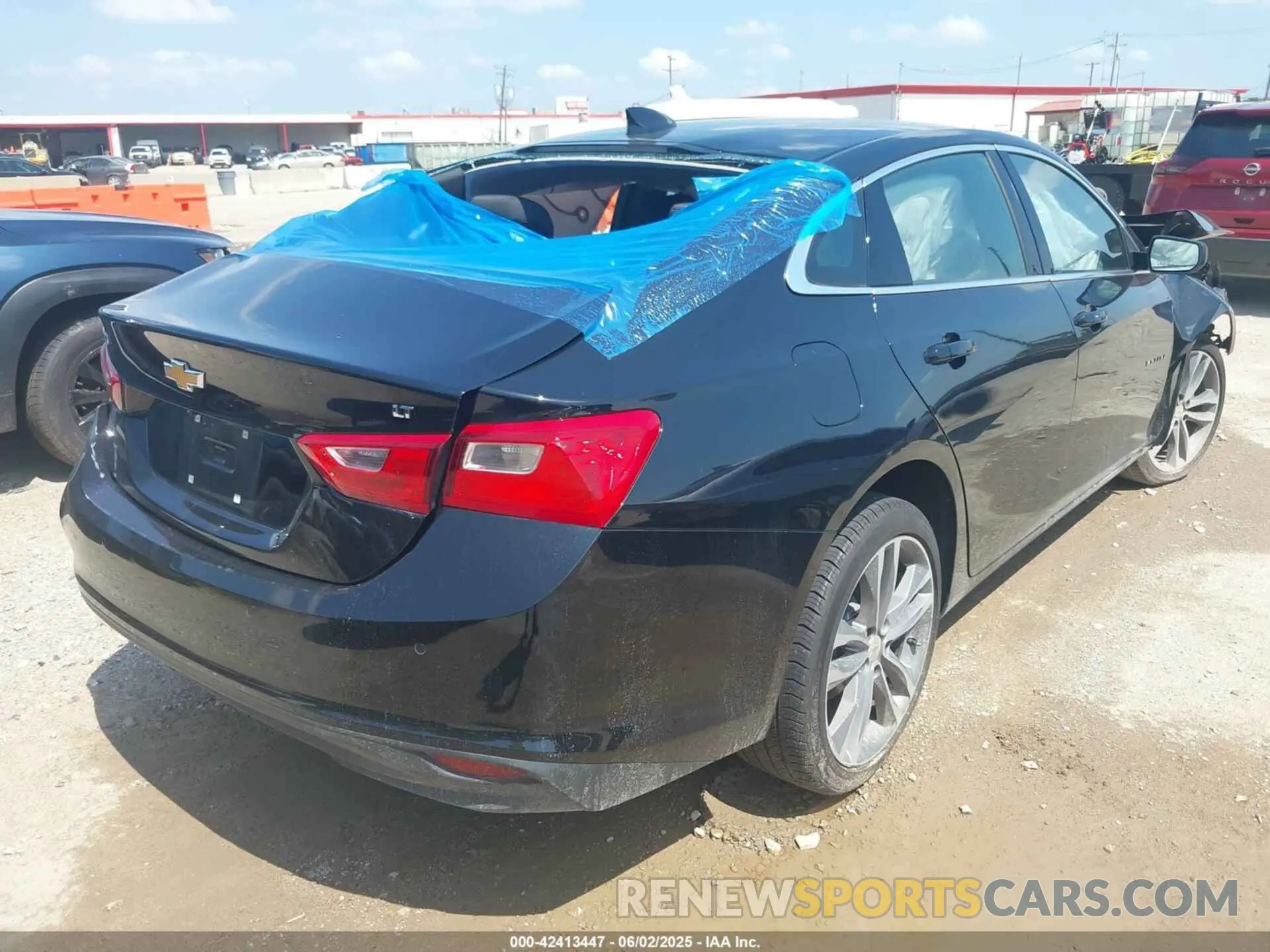 4 Photograph of a damaged car 1G1ZD5ST6SF147755 CHEVROLET MALIBU 2025