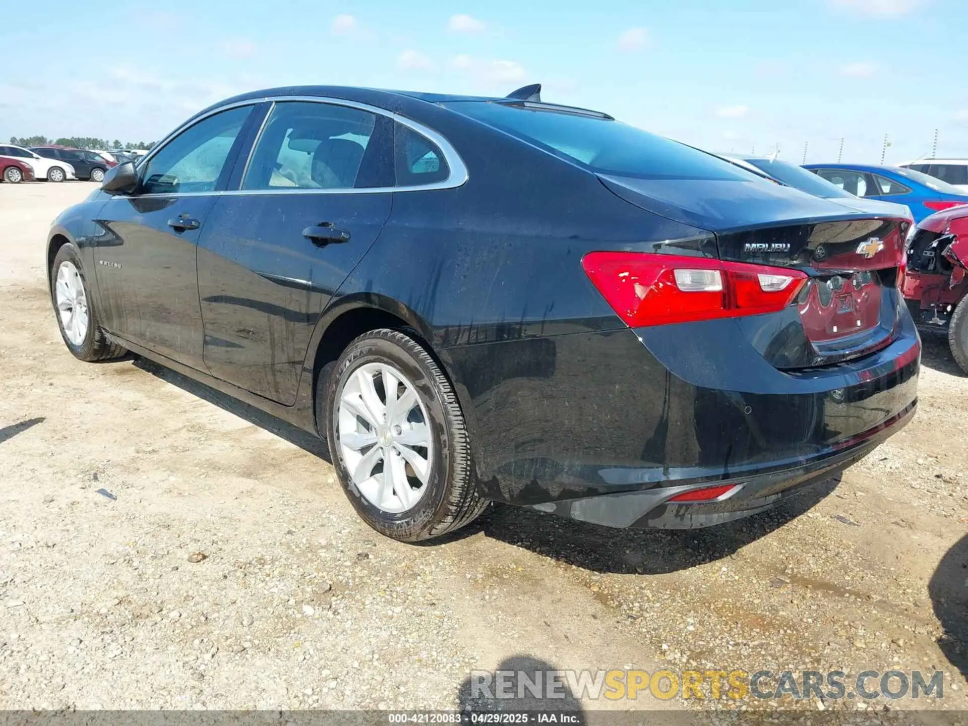 3 Photograph of a damaged car 1G1ZD5ST6SF152602 CHEVROLET MALIBU 2025