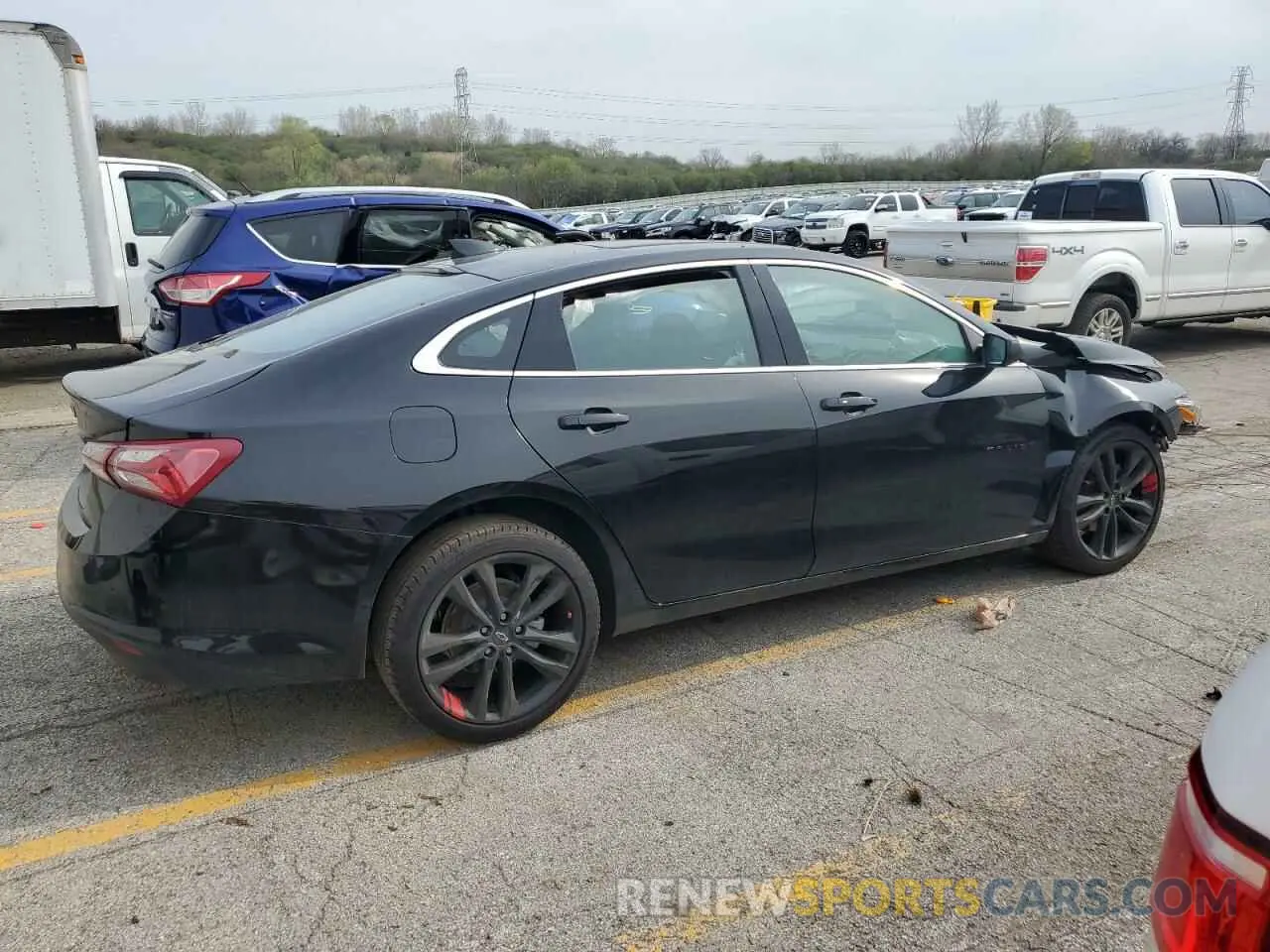 3 Photograph of a damaged car 1G1ZD5ST7SF106504 CHEVROLET MALIBU 2025