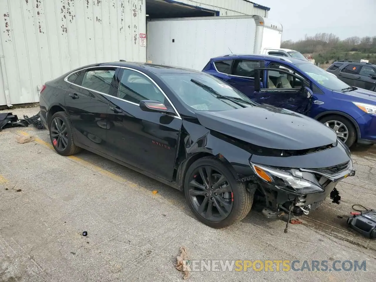 4 Photograph of a damaged car 1G1ZD5ST7SF106504 CHEVROLET MALIBU 2025