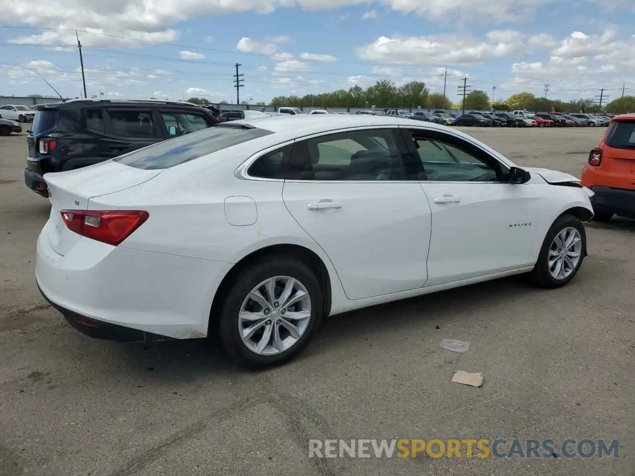 3 Photograph of a damaged car 1G1ZD5ST7SF131306 CHEVROLET MALIBU 2025