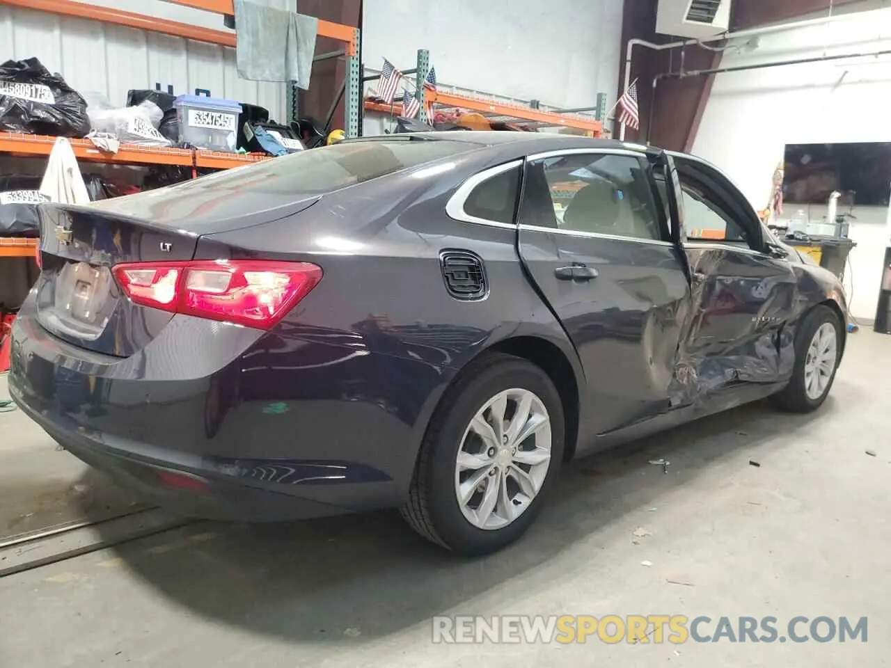 3 Photograph of a damaged car 1G1ZD5ST7SF134514 CHEVROLET MALIBU 2025