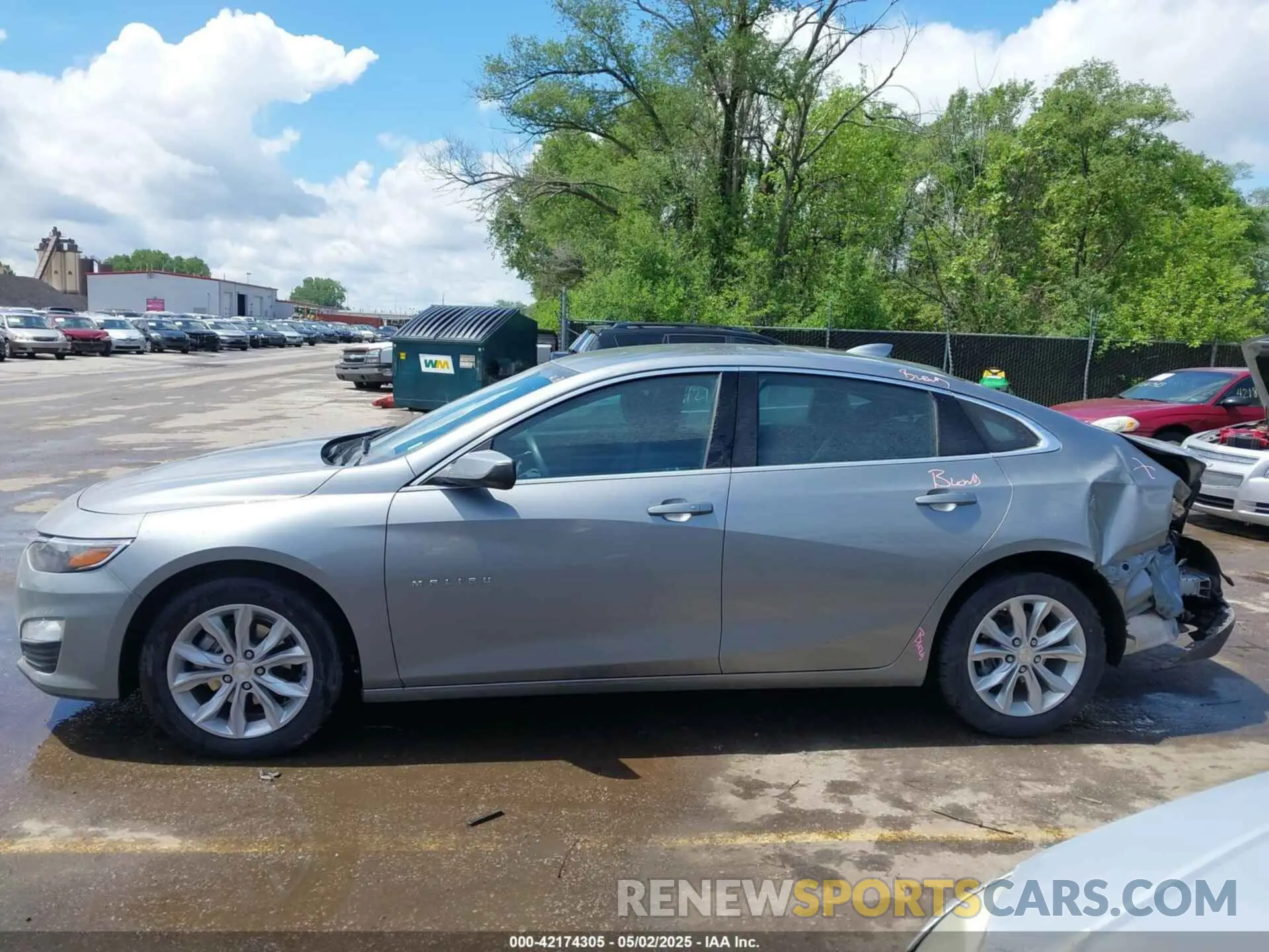 15 Photograph of a damaged car 1G1ZD5ST7SF135128 CHEVROLET MALIBU 2025