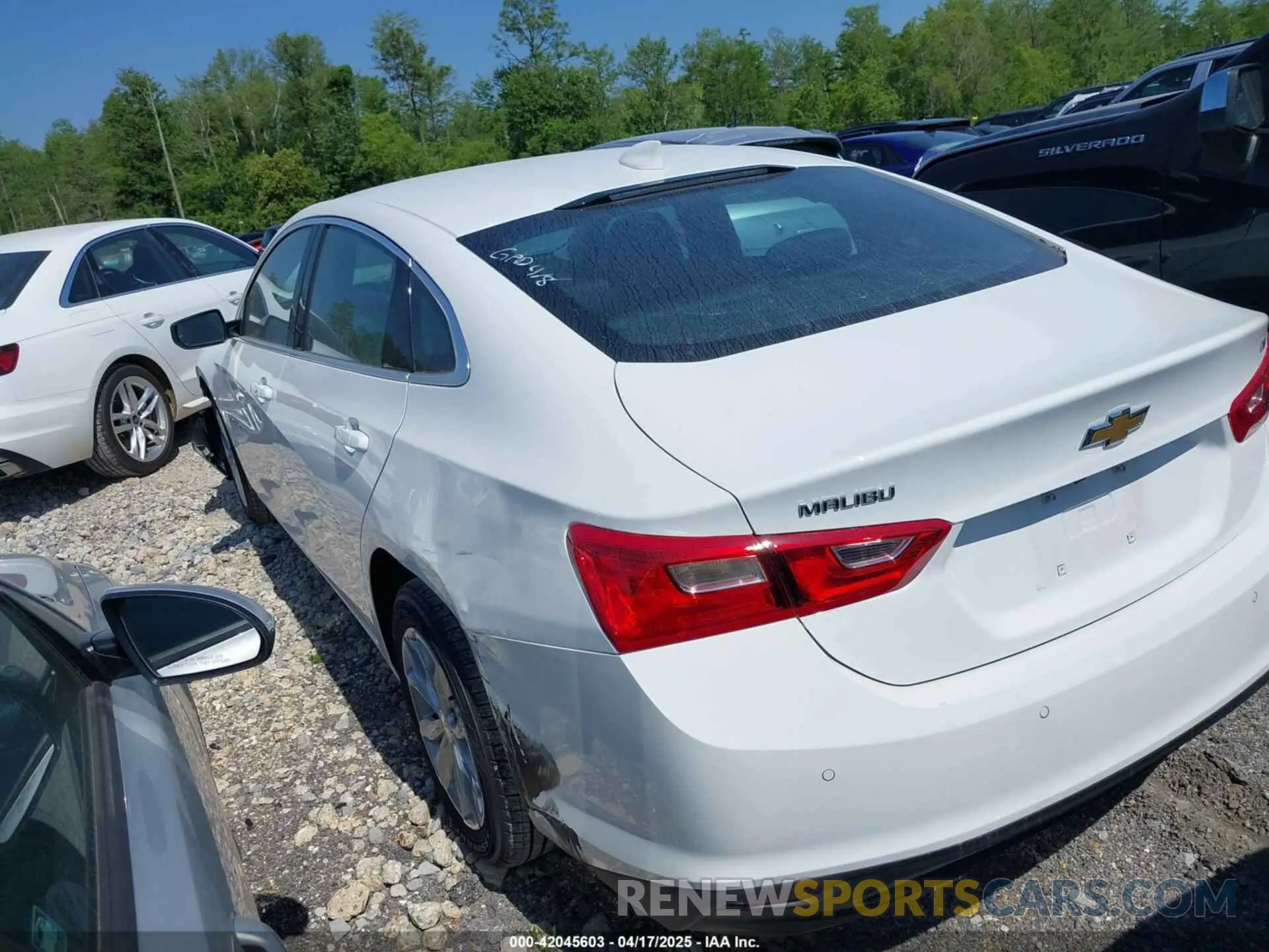 3 Photograph of a damaged car 1G1ZD5ST7SF157193 CHEVROLET MALIBU 2025