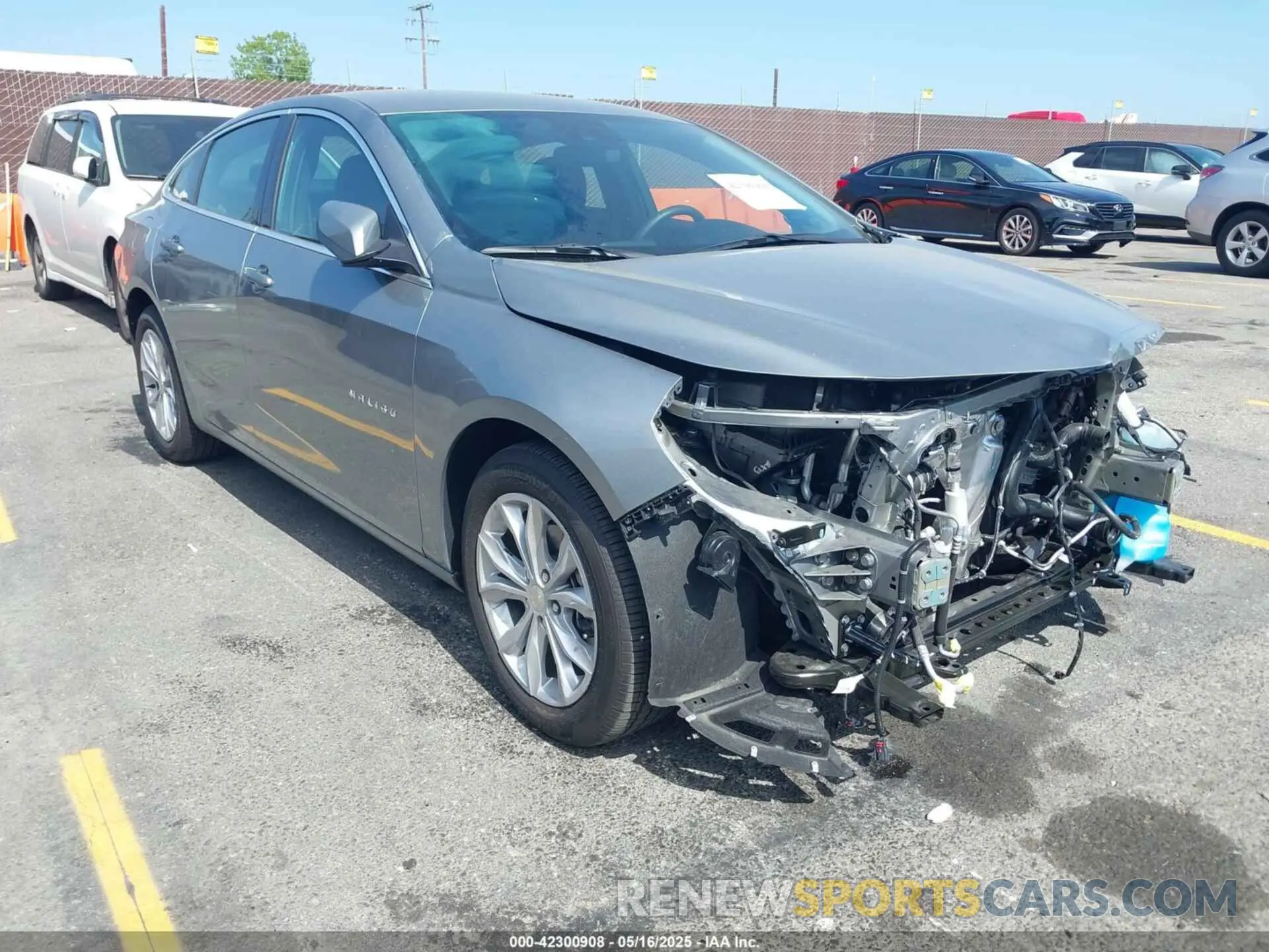 1 Photograph of a damaged car 1G1ZD5ST8SF105782 CHEVROLET MALIBU 2025