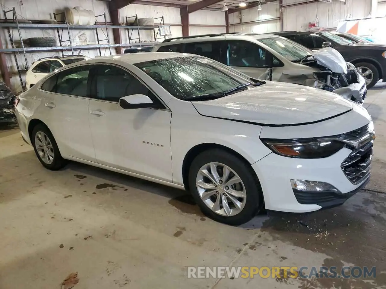 4 Photograph of a damaged car 1G1ZD5ST8SF127345 CHEVROLET MALIBU 2025